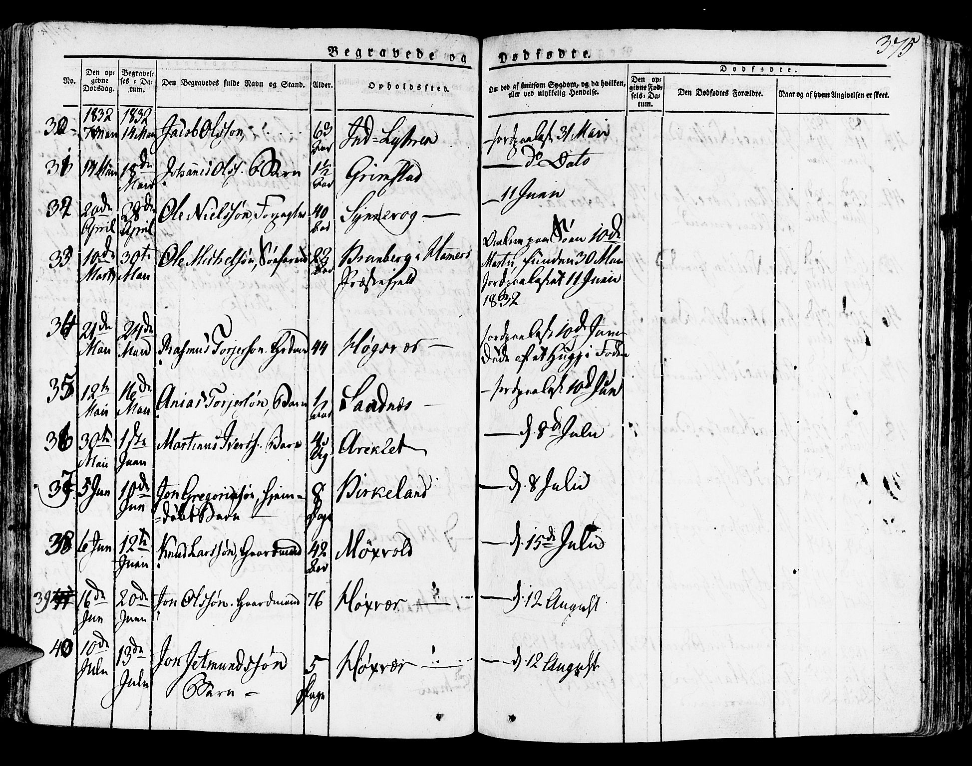Lindås Sokneprestembete, SAB/A-76701/H/Haa: Parish register (official) no. A 8, 1823-1836, p. 375