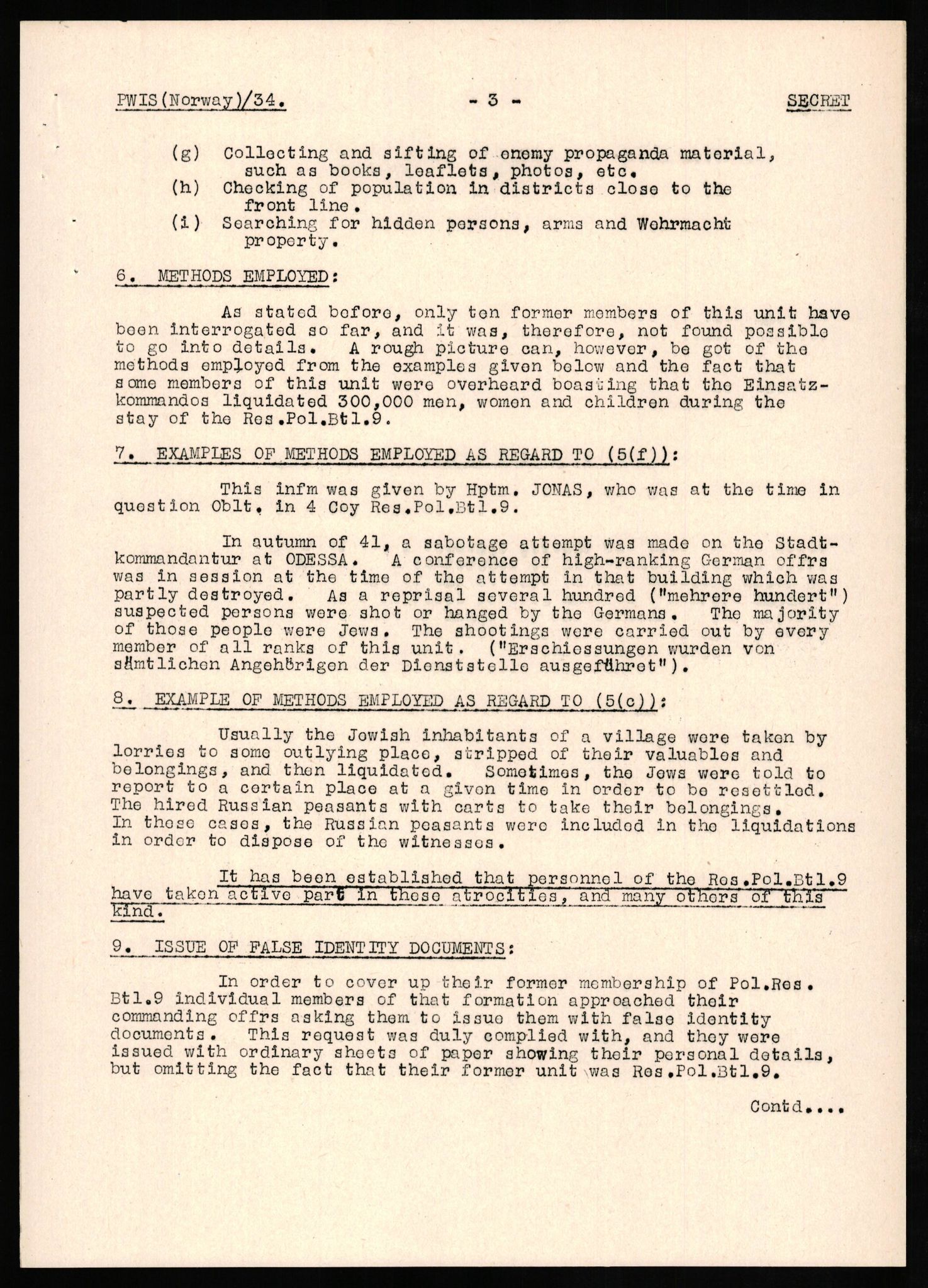 Forsvaret, Forsvarets overkommando II, AV/RA-RAFA-3915/D/Db/L0024: CI Questionaires. Tyske okkupasjonsstyrker i Norge. Tyskere., 1945-1946, p. 516