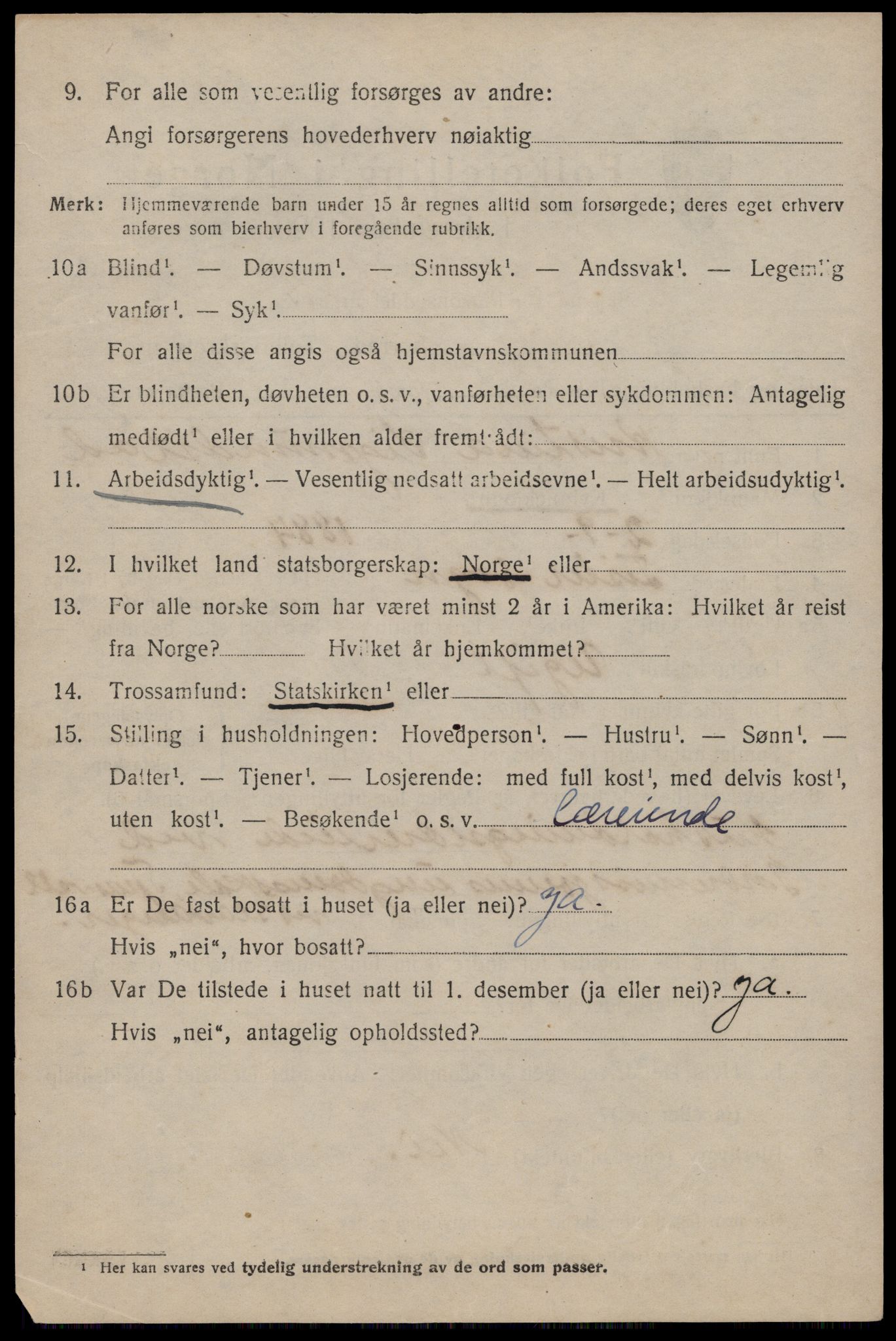 SAST, 1920 census for Hetland, 1920, p. 8156