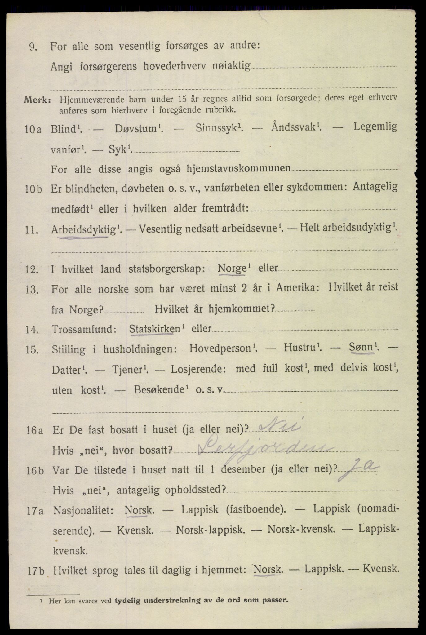 SAT, 1920 census for Bodin, 1920, p. 2681