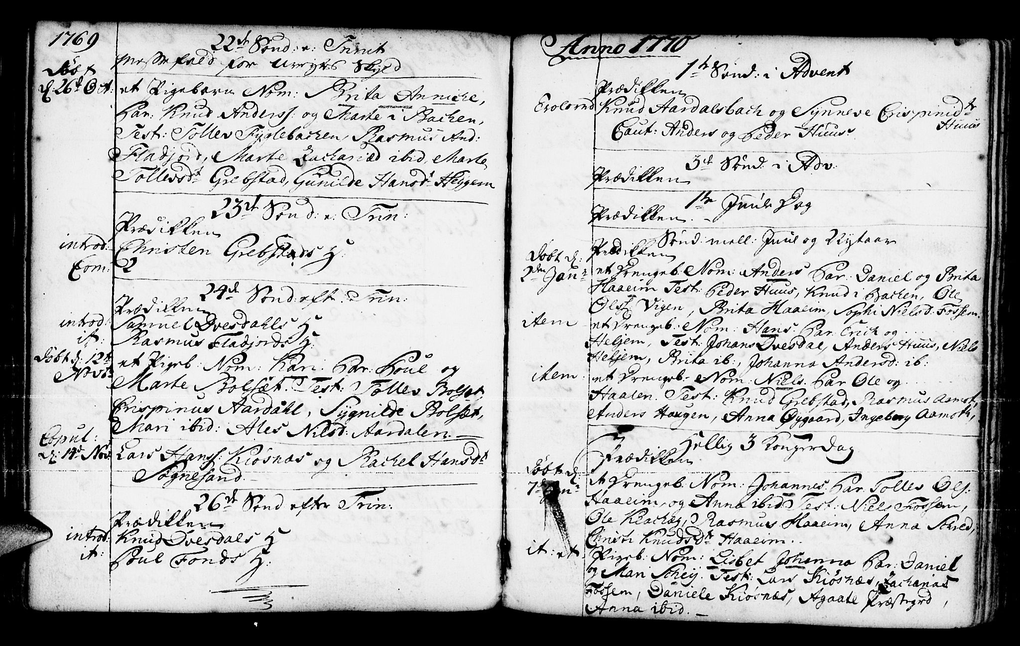 Jølster sokneprestembete, SAB/A-80701/H/Haa/Haaa/L0004: Parish register (official) no. A 4, 1749-1789, p. 109