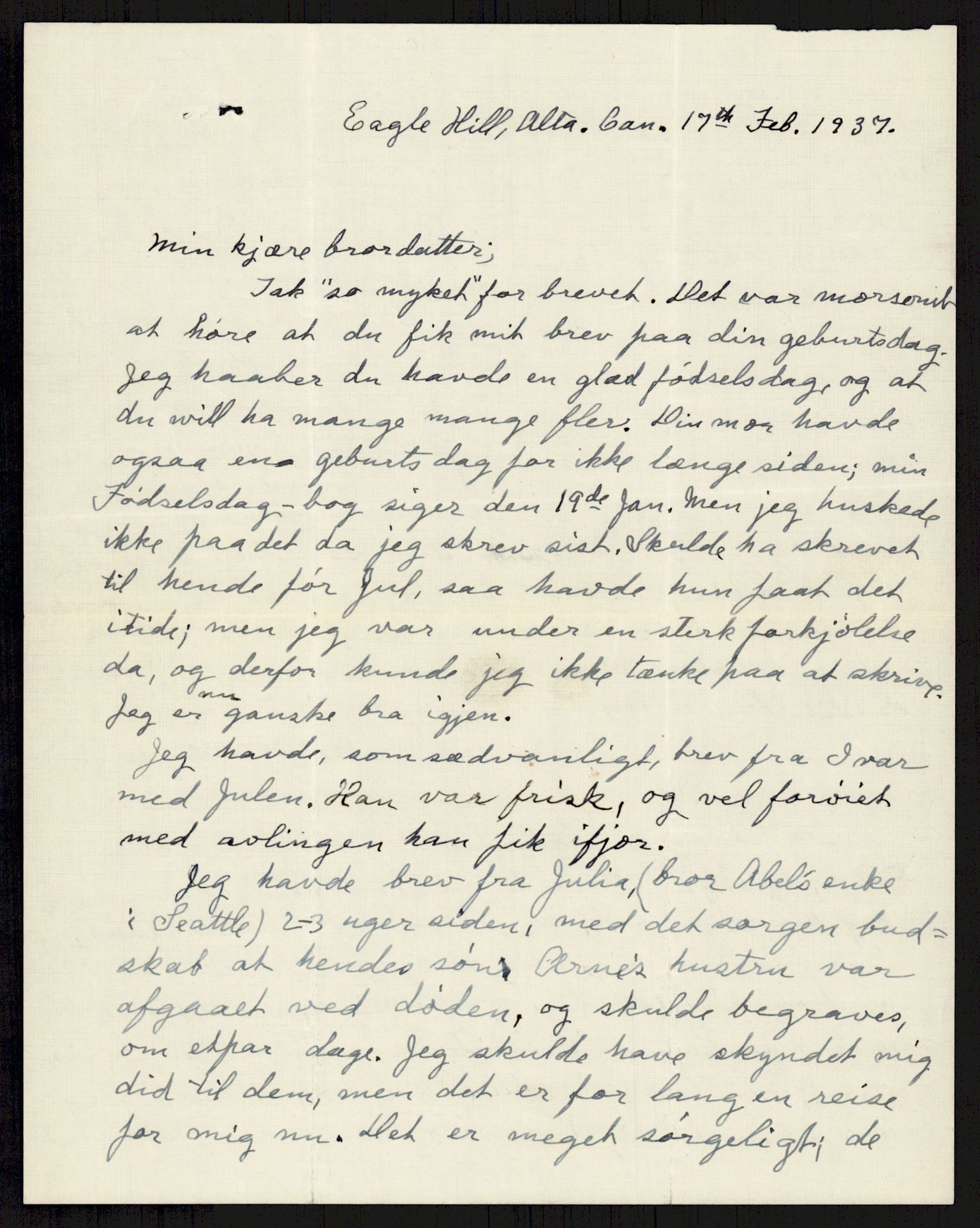 Samlinger til kildeutgivelse, Amerikabrevene, AV/RA-EA-4057/F/L0002: Innlån fra Oslo: Garborgbrevene III - V, 1838-1914, p. 634