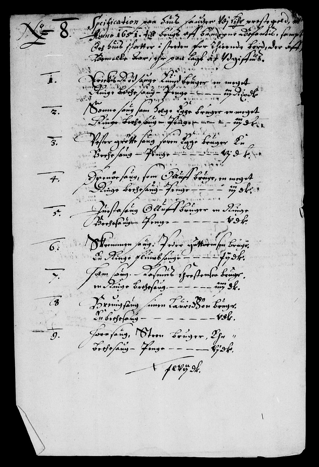 Rentekammeret inntil 1814, Reviderte regnskaper, Lensregnskaper, AV/RA-EA-5023/R/Rb/Rba/L0207: Akershus len, 1651-1652