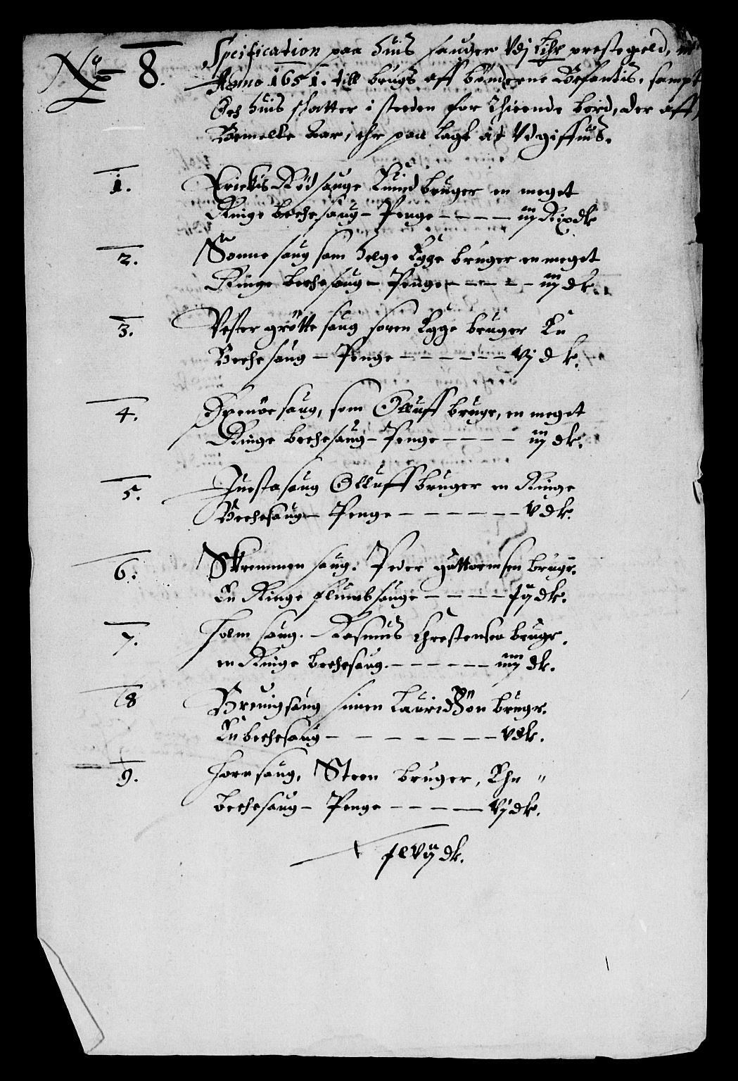 Rentekammeret inntil 1814, Reviderte regnskaper, Lensregnskaper, RA/EA-5023/R/Rb/Rba/L0207: Akershus len, 1651-1652