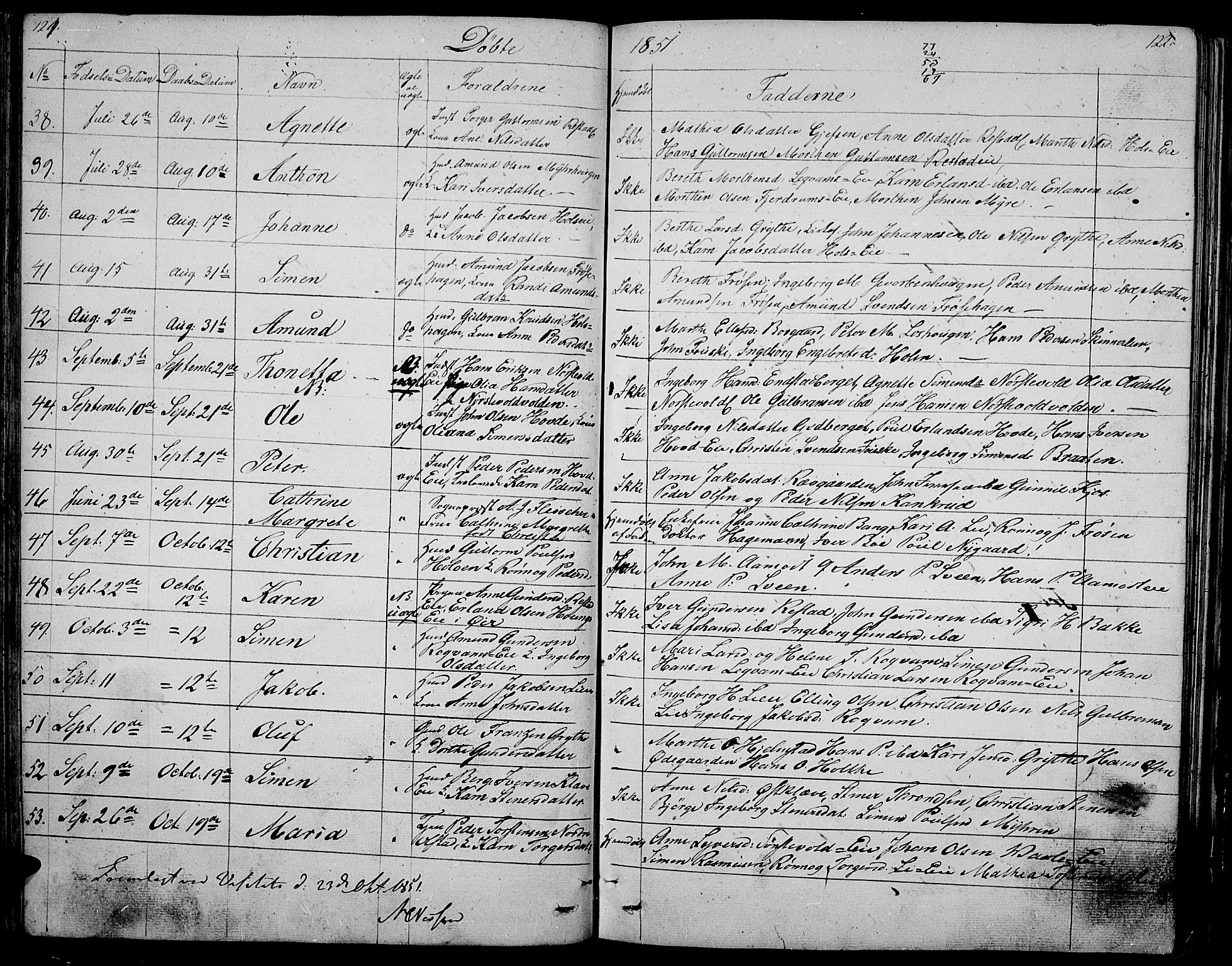 Gausdal prestekontor, SAH/PREST-090/H/Ha/Hab/L0003: Parish register (copy) no. 3, 1829-1864, p. 121-122