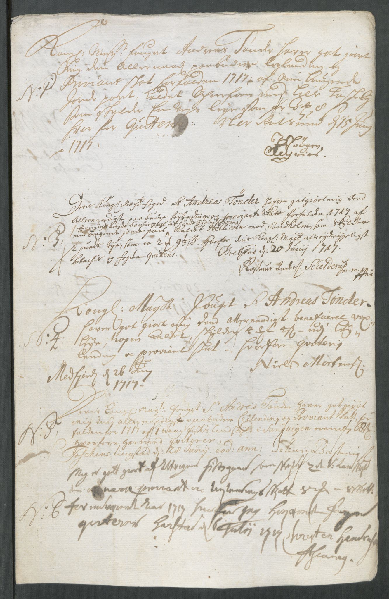 Rentekammeret inntil 1814, Reviderte regnskaper, Fogderegnskap, AV/RA-EA-4092/R68/L4763: Fogderegnskap Senja og Troms, 1717, p. 364