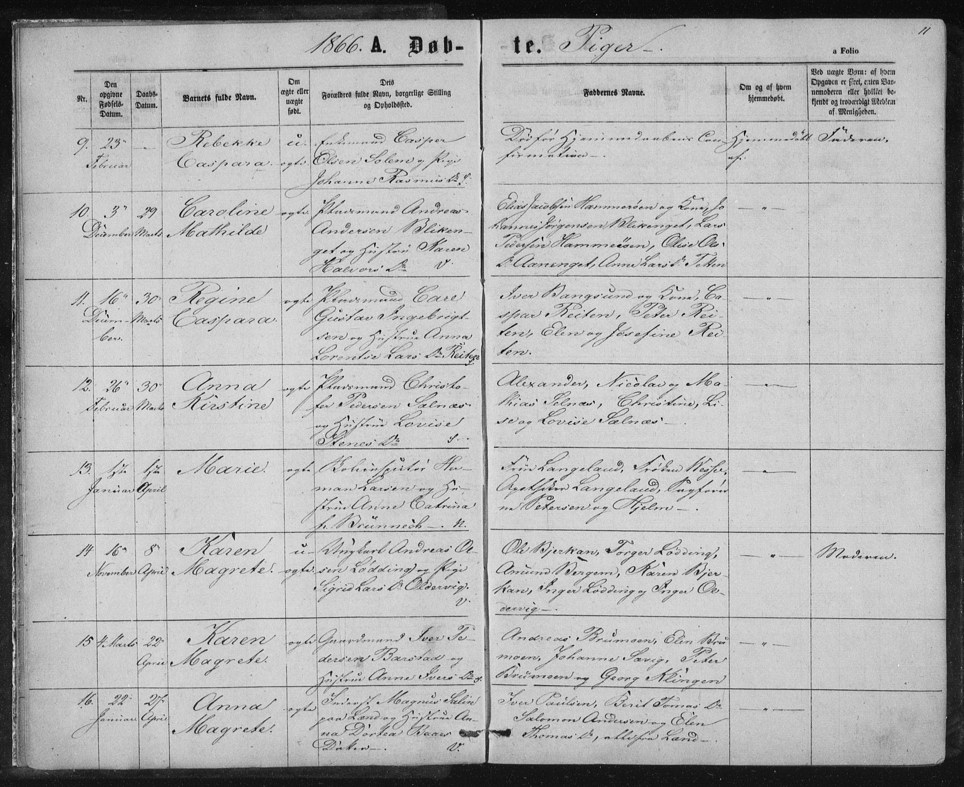 Ministerialprotokoller, klokkerbøker og fødselsregistre - Nord-Trøndelag, AV/SAT-A-1458/768/L0570: Parish register (official) no. 768A05, 1865-1874, p. 11