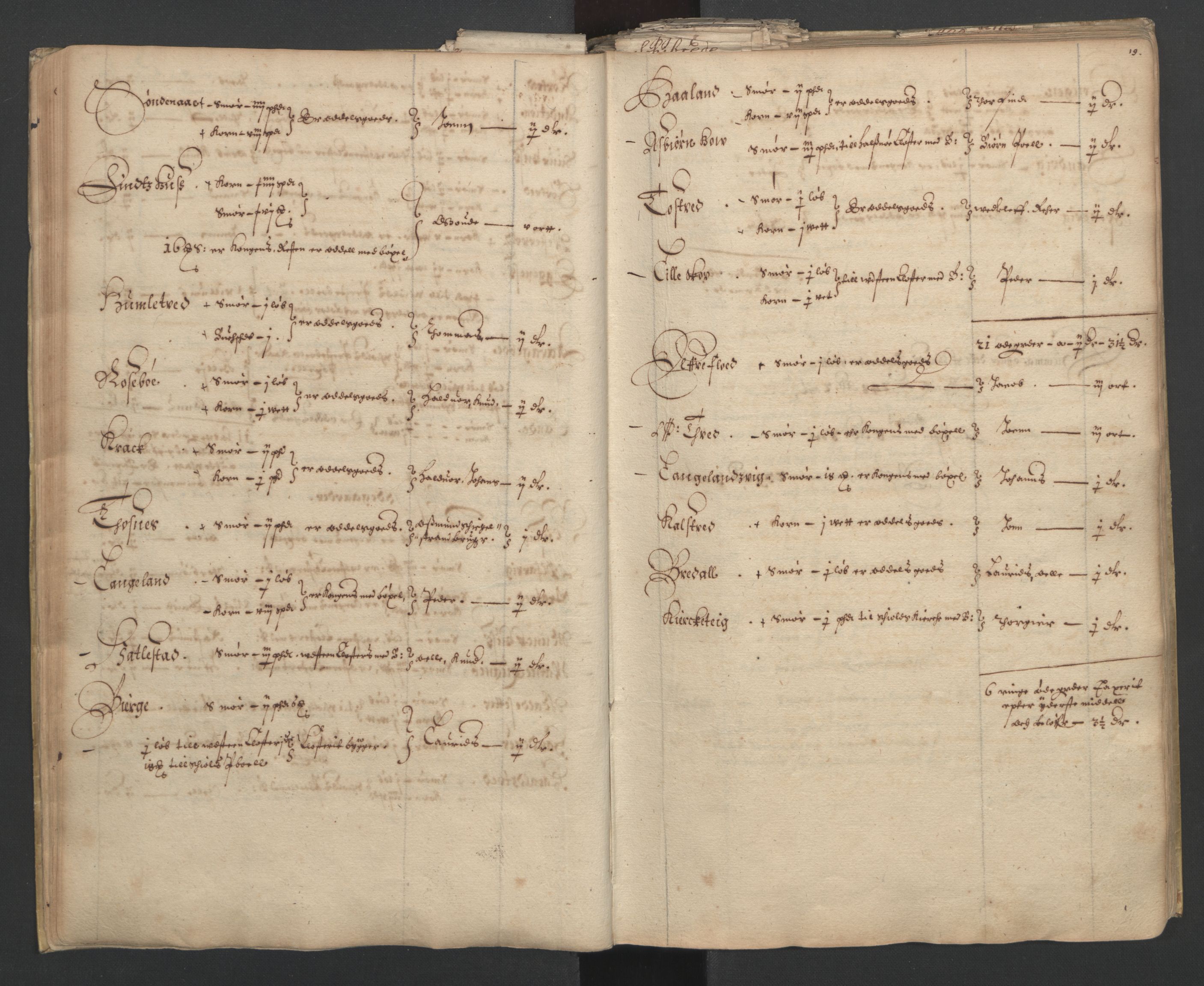 Rentekammeret inntil 1814, Realistisk ordnet avdeling, AV/RA-EA-4070/L/L0023/0001: Stavanger lagdømme: / [A]: Alminnelig jordebok og skattemanntall (6 dalers kontribusjonsskatt), 1661, p. 18b-19a