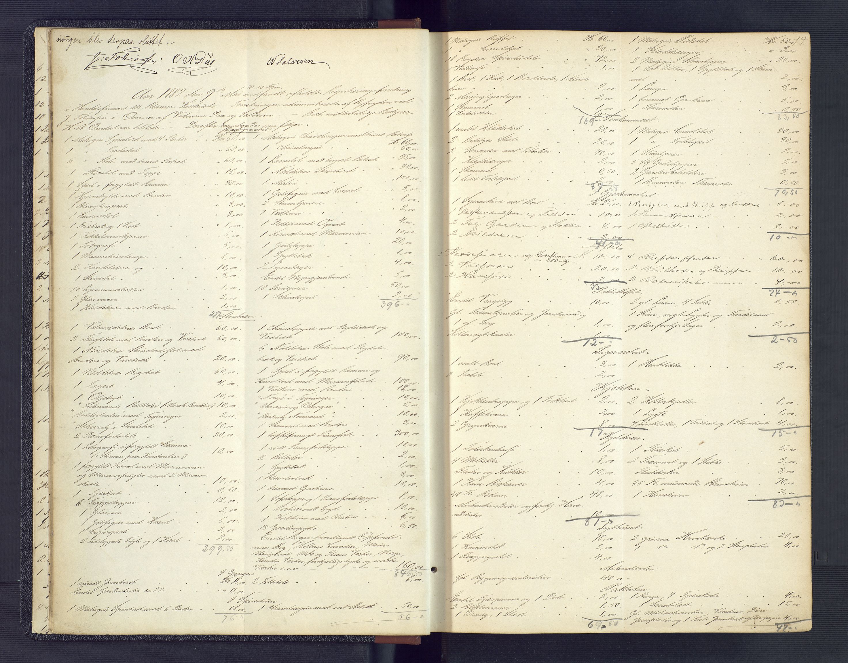 Kristiansand byrett, AV/SAK-1223-0001/H/Hc/L0032: Skifteregistreringsprotokoll nr. 4, med register, 1881-1888, p. 14