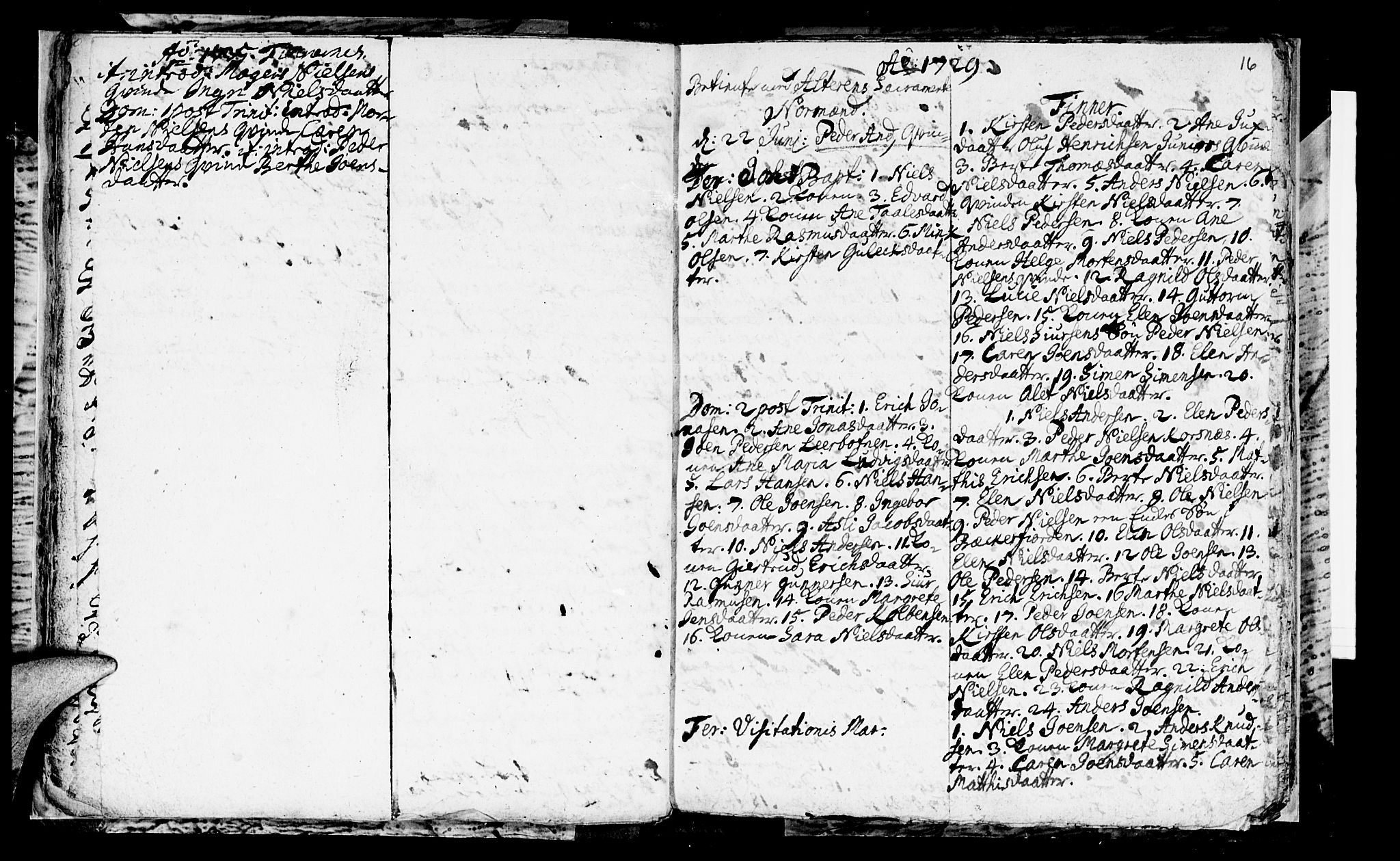 Talvik sokneprestkontor, SATØ/S-1337/H/Ha/L0002kirke: Parish register (official) no. 2, 1729-1735, p. 16