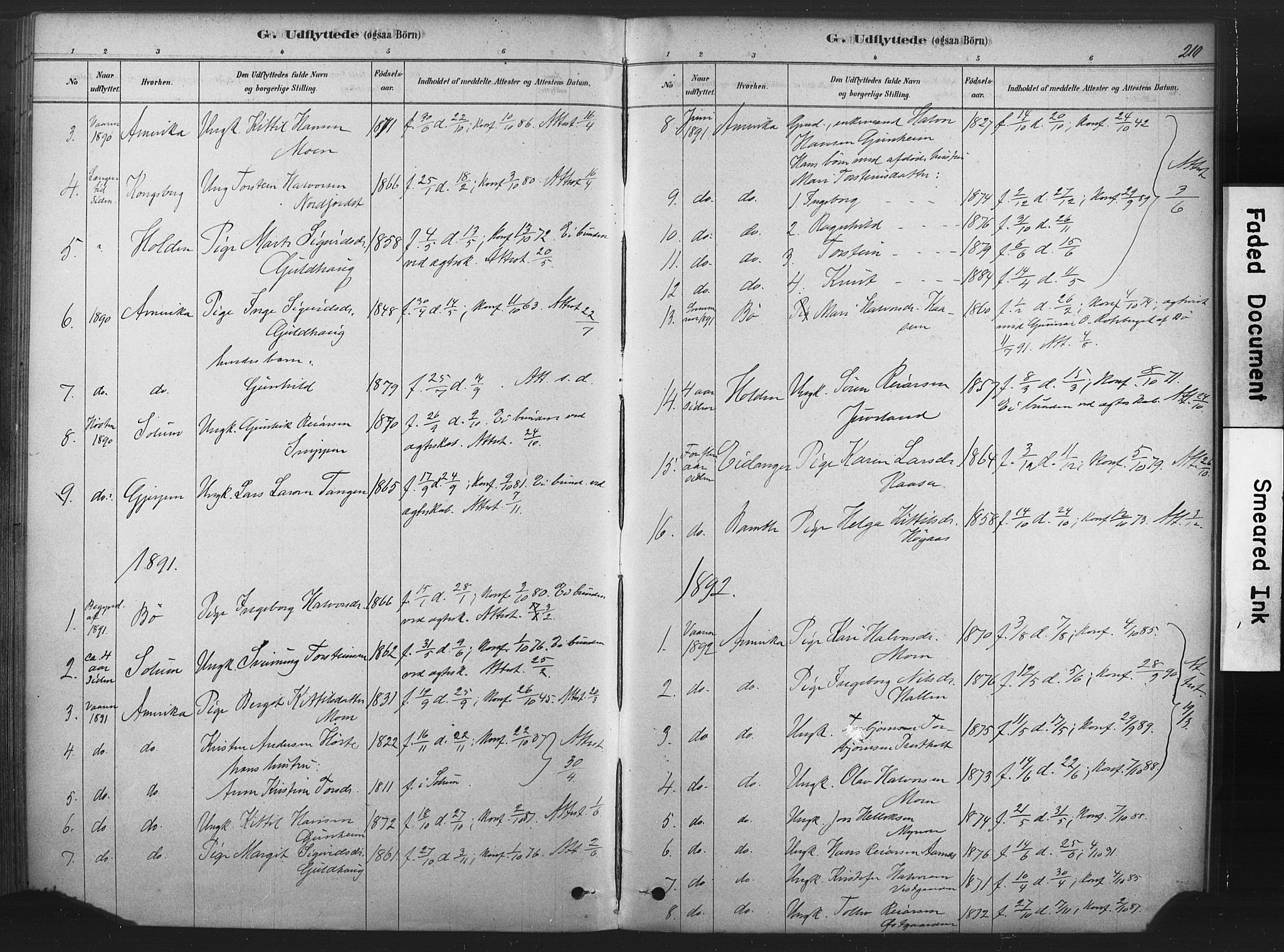 Sauherad kirkebøker, SAKO/A-298/F/Fb/L0002: Parish register (official) no. II 2, 1878-1901, p. 210