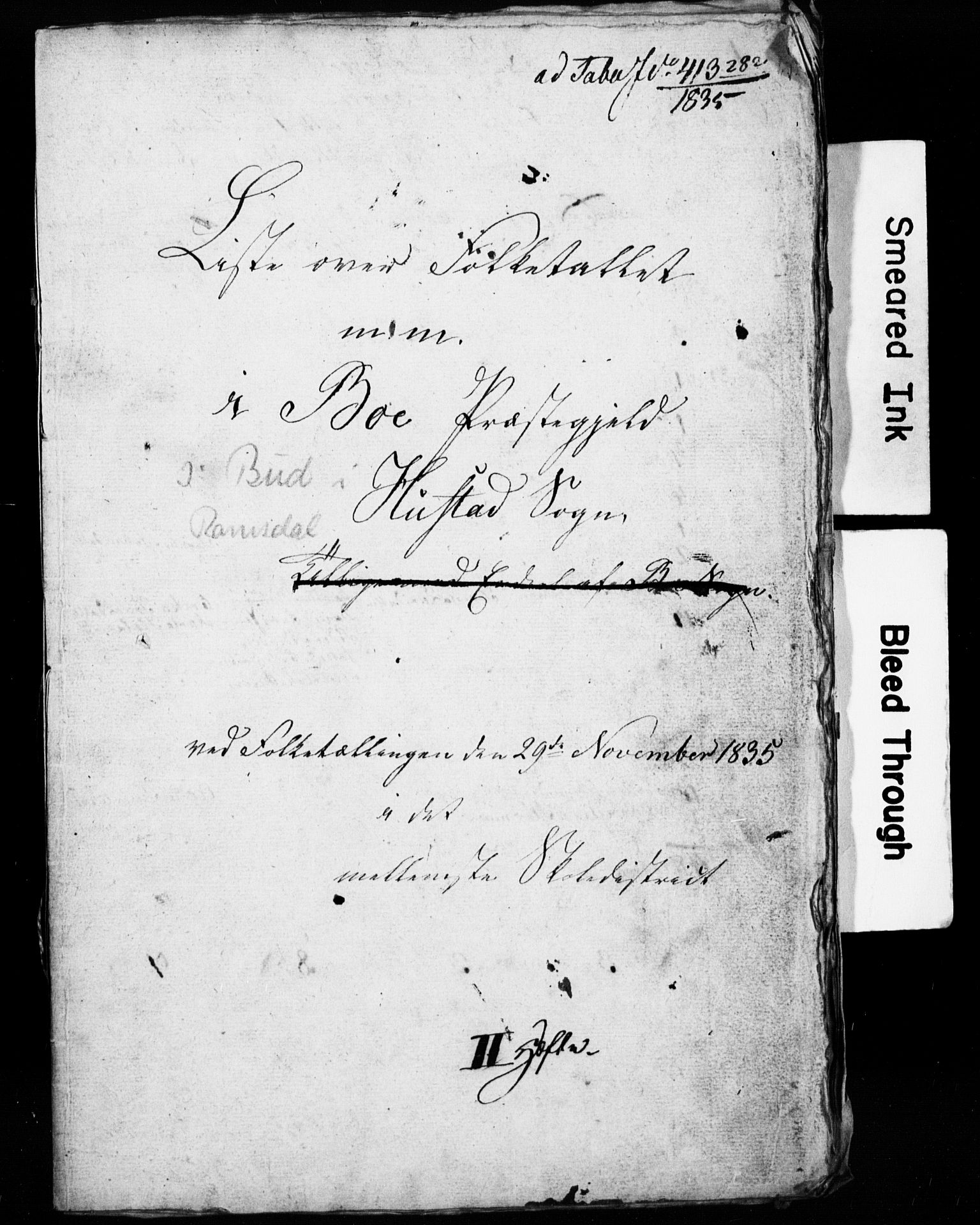 , Census 1835 for Bud, 1835, p. 53