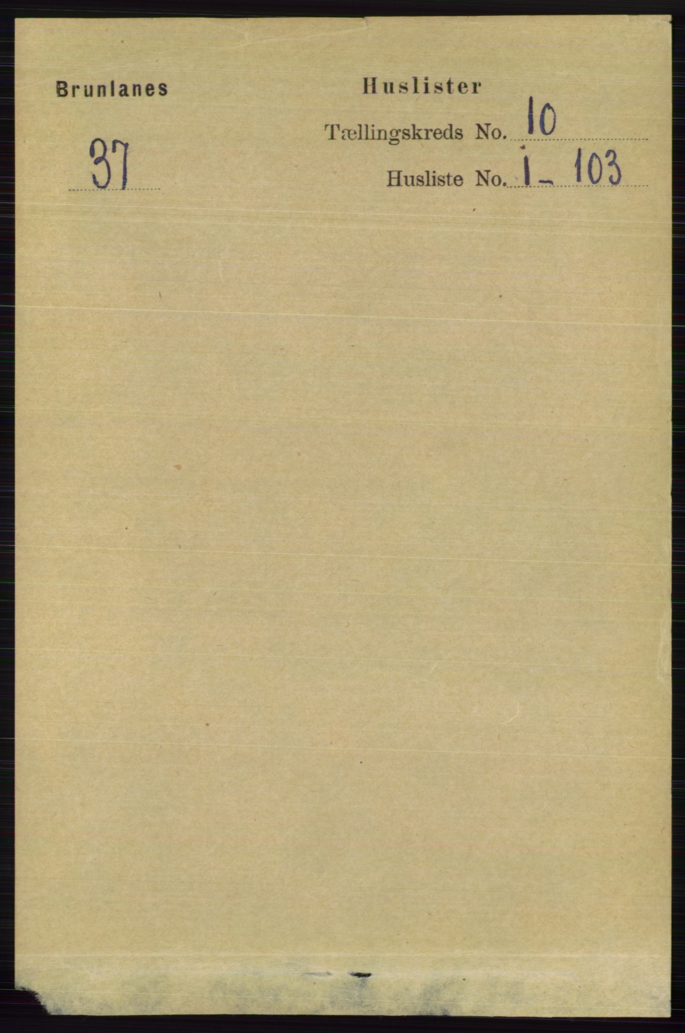 RA, 1891 census for 0726 Brunlanes, 1891, p. 4669