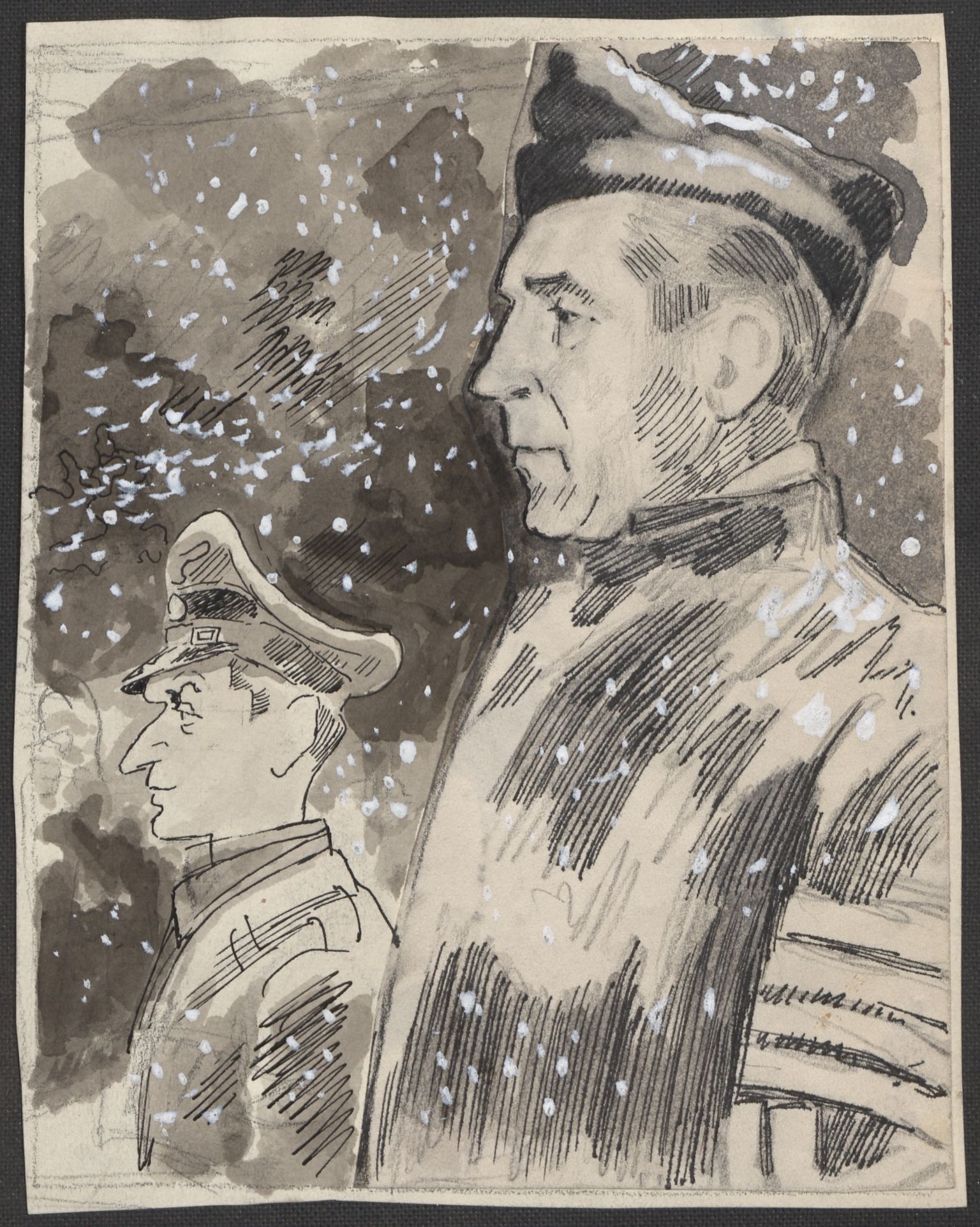 Grøgaard, Joachim, AV/RA-PA-1773/F/L0002: Tegninger og tekster, 1942-1945, p. 74