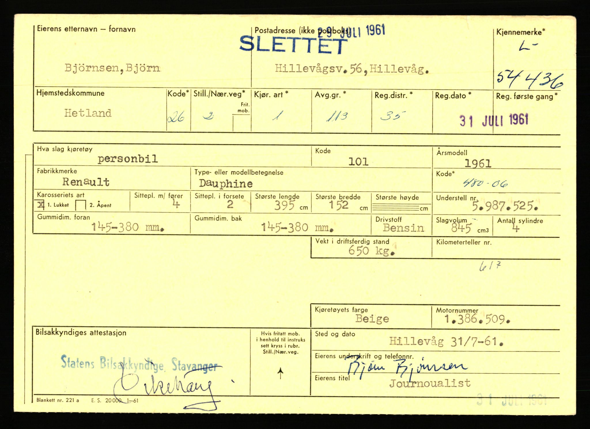 Stavanger trafikkstasjon, AV/SAST-A-101942/0/F/L0054: L-54200 - L-55699, 1930-1971, p. 493