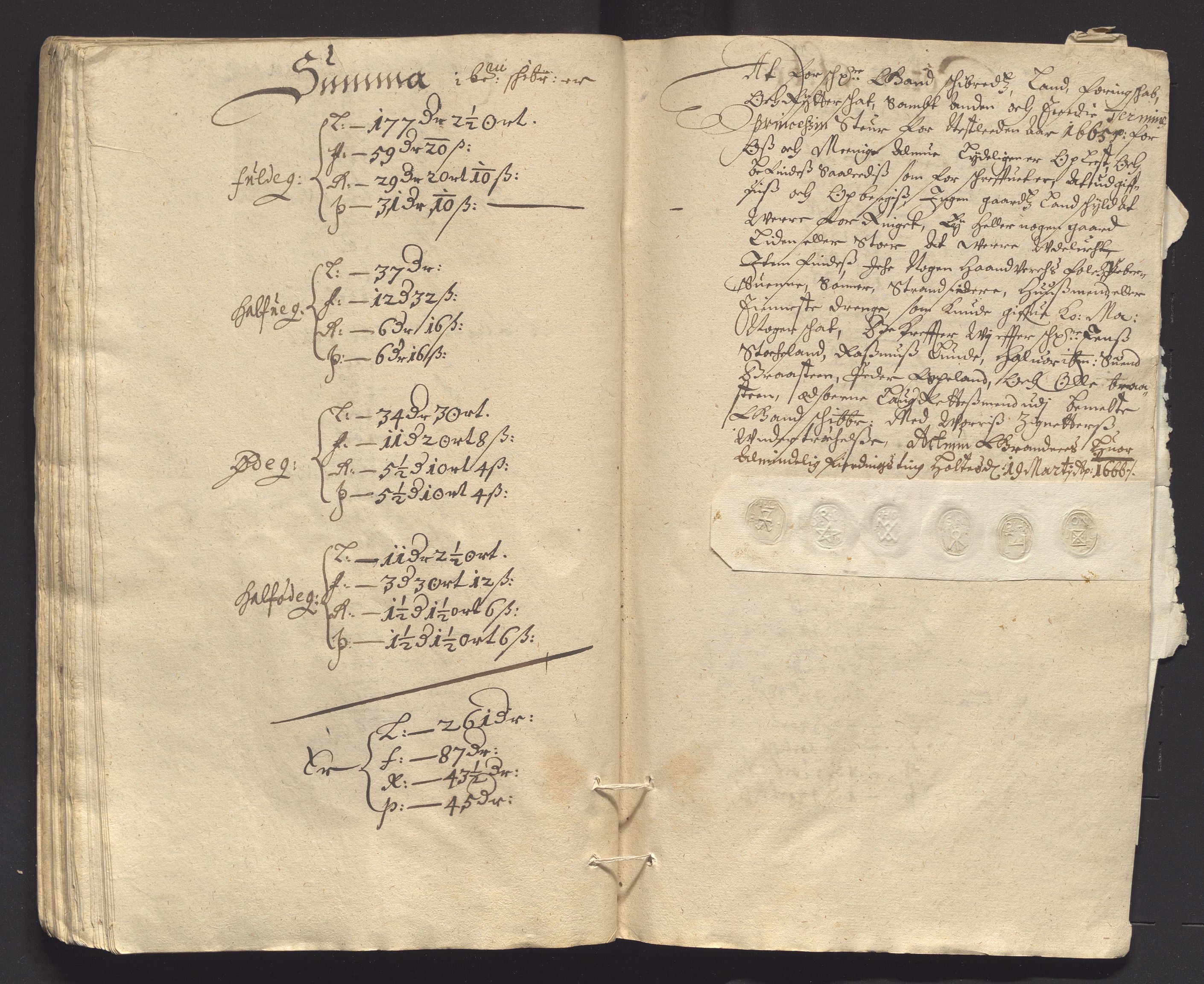 Stavanger len, AV/SAST-A-101870/Ob/L0042: Diverse, 1665-1670, p. 130