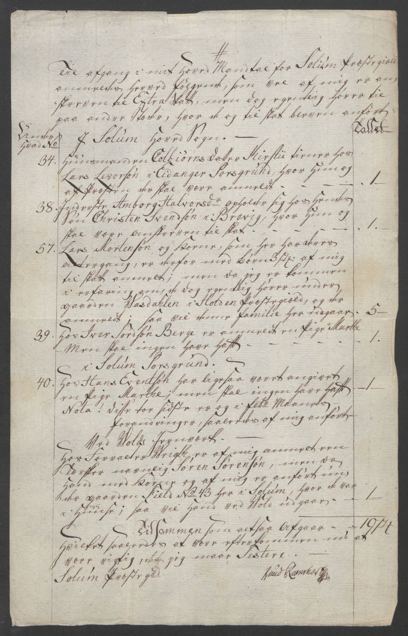 Rentekammeret inntil 1814, Reviderte regnskaper, Fogderegnskap, AV/RA-EA-4092/R37/L2239: Ekstraskatten Nedre Telemark og Bamble, 1762-1763, p. 37