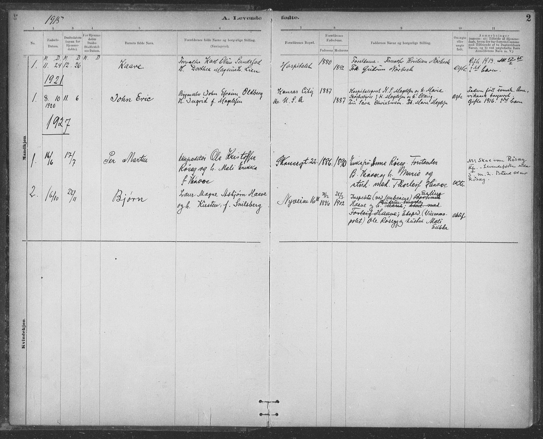 Ministerialprotokoller, klokkerbøker og fødselsregistre - Sør-Trøndelag, SAT/A-1456/623/L0470: Parish register (official) no. 623A04, 1884-1938, p. 2