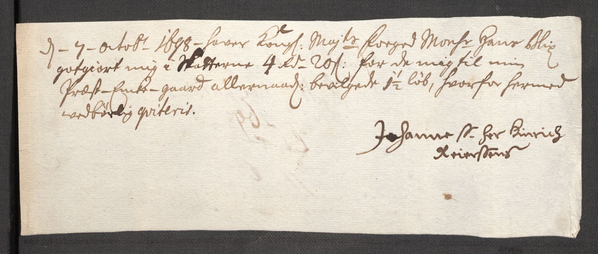 Rentekammeret inntil 1814, Reviderte regnskaper, Fogderegnskap, AV/RA-EA-4092/R52/L3310: Fogderegnskap Sogn, 1698-1699, p. 235