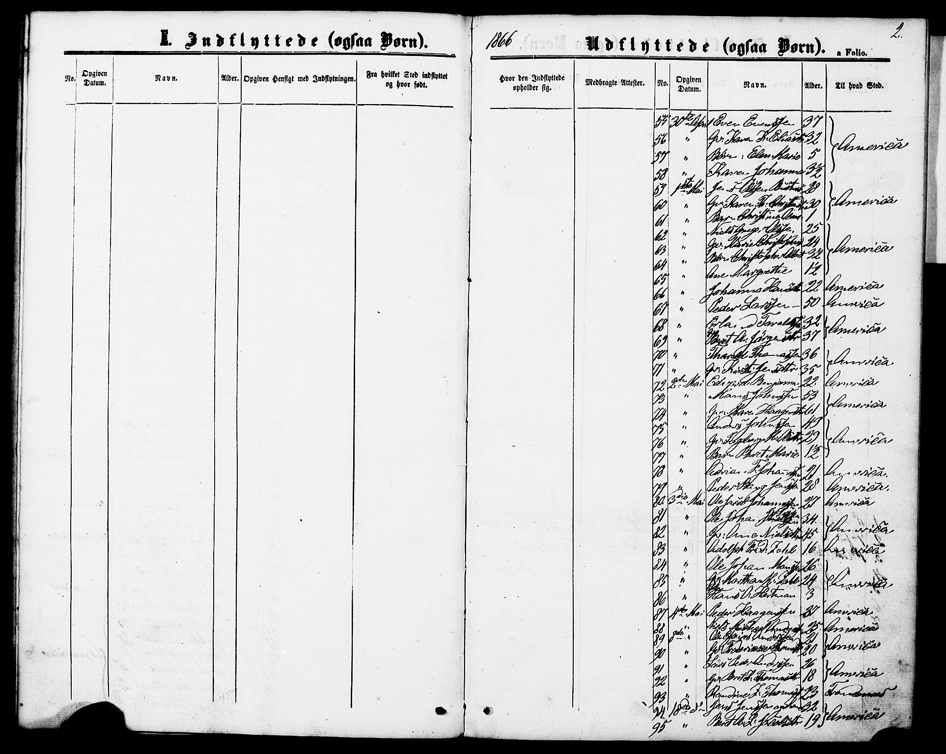 Ministerialprotokoller, klokkerbøker og fødselsregistre - Nordland, SAT/A-1459/827/L0398: Parish register (official) no. 827A10, 1866-1886, p. 2