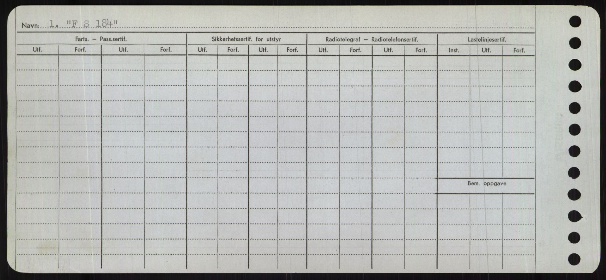 Sjøfartsdirektoratet med forløpere, Skipsmålingen, AV/RA-S-1627/H/Hc/L0001: Lektere, A-Y, p. 158