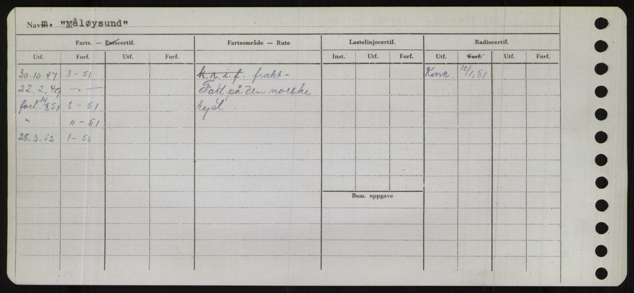 Sjøfartsdirektoratet med forløpere, Skipsmålingen, AV/RA-S-1627/H/Hb/L0003: Fartøy, I-N, p. 396