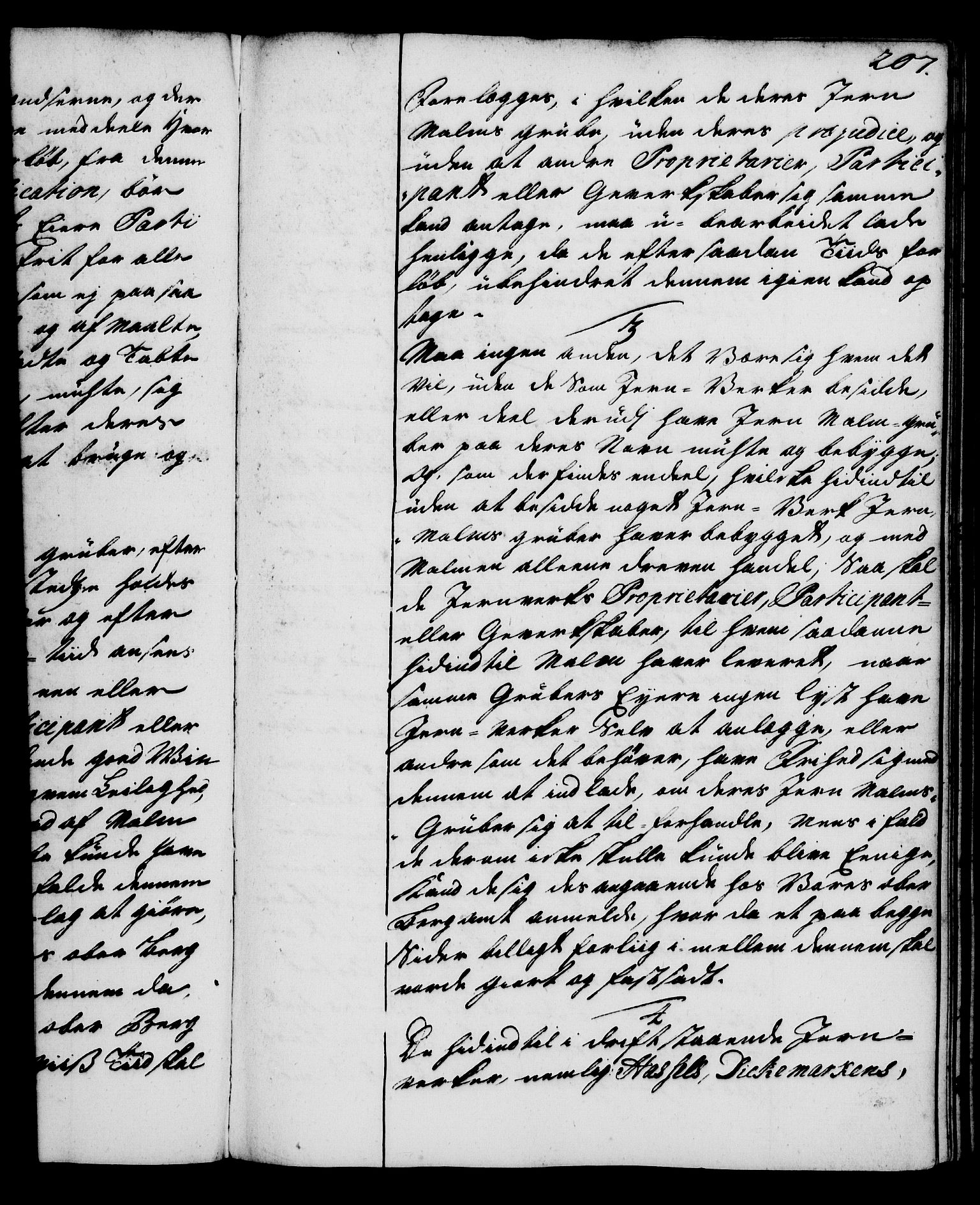 Rentekammeret, Kammerkanselliet, AV/RA-EA-3111/G/Gg/Gga/L0004: Norsk ekspedisjonsprotokoll med register (merket RK 53.4), 1734-1741, p. 207