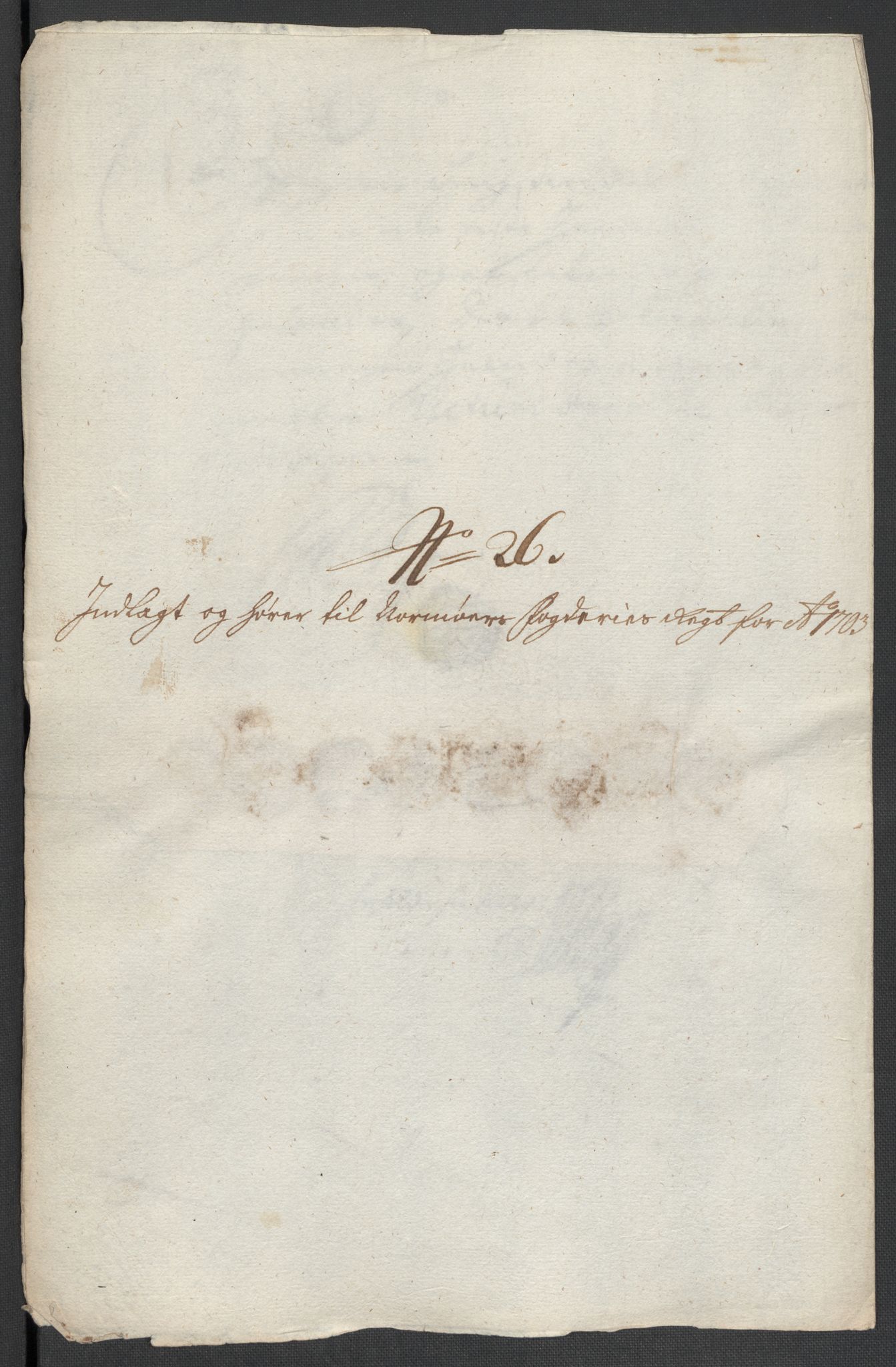 Rentekammeret inntil 1814, Reviderte regnskaper, Fogderegnskap, AV/RA-EA-4092/R56/L3740: Fogderegnskap Nordmøre, 1703-1704, p. 173