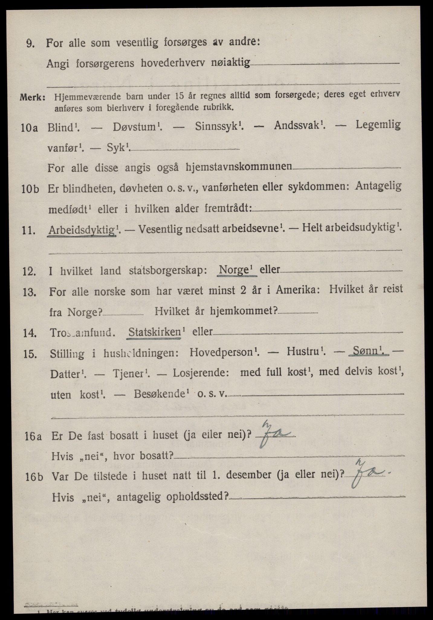 SAT, 1920 census for Haram, 1920, p. 1502
