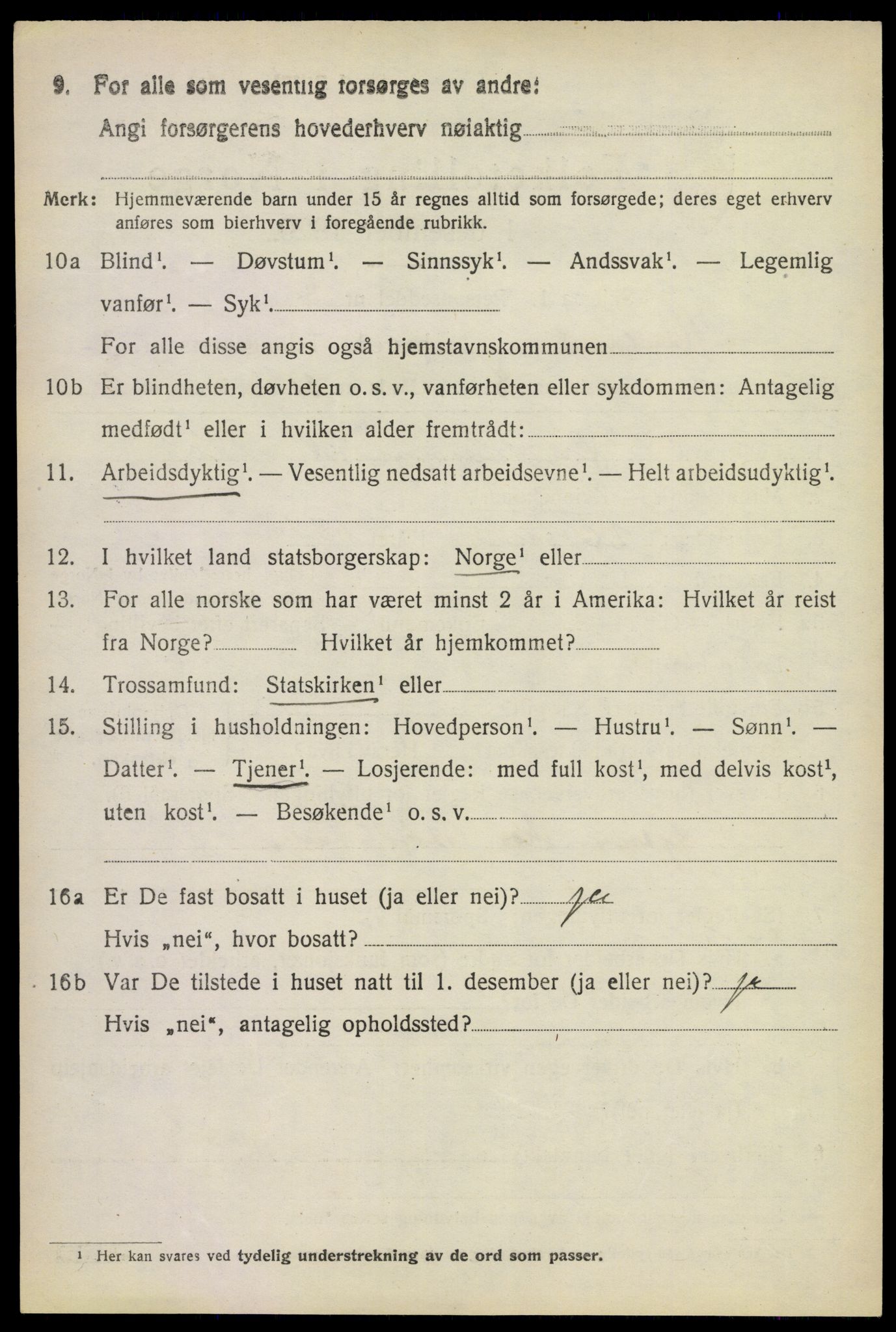 SAKO, 1920 census for Rauland, 1920, p. 795