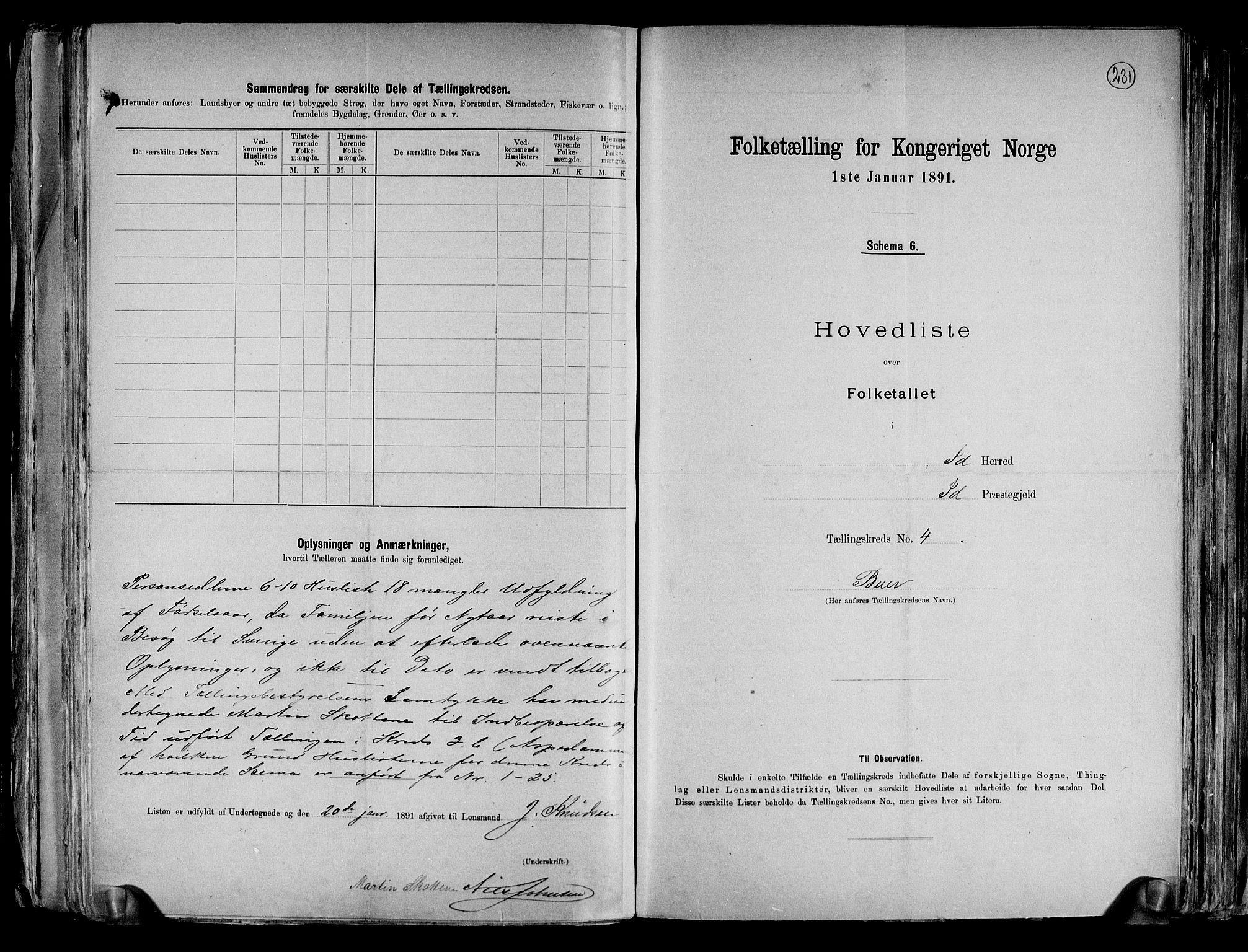 RA, 1891 census for 0117 Idd, 1891, p. 12