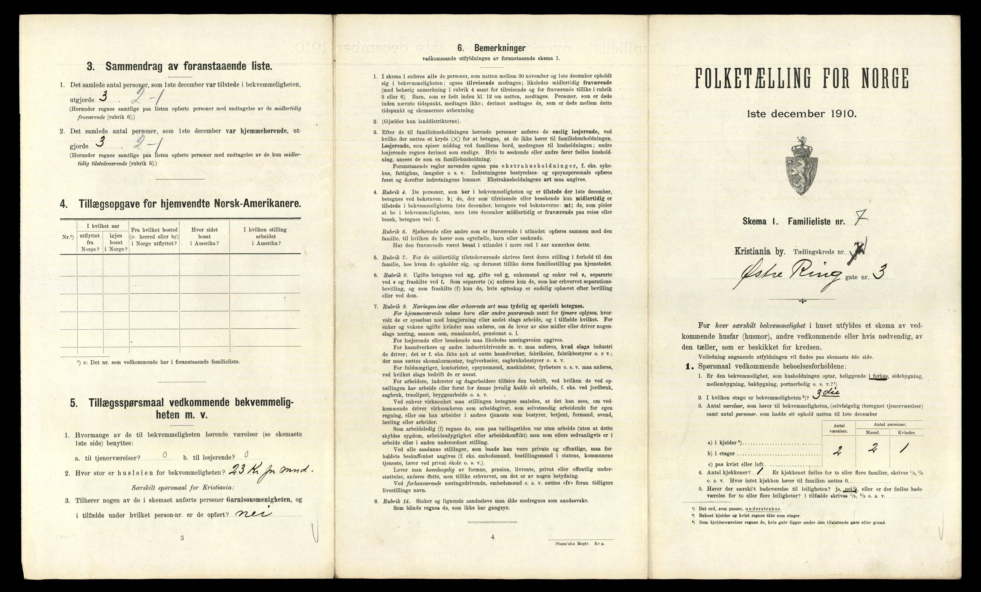 RA, 1910 census for Kristiania, 1910, p. 124893