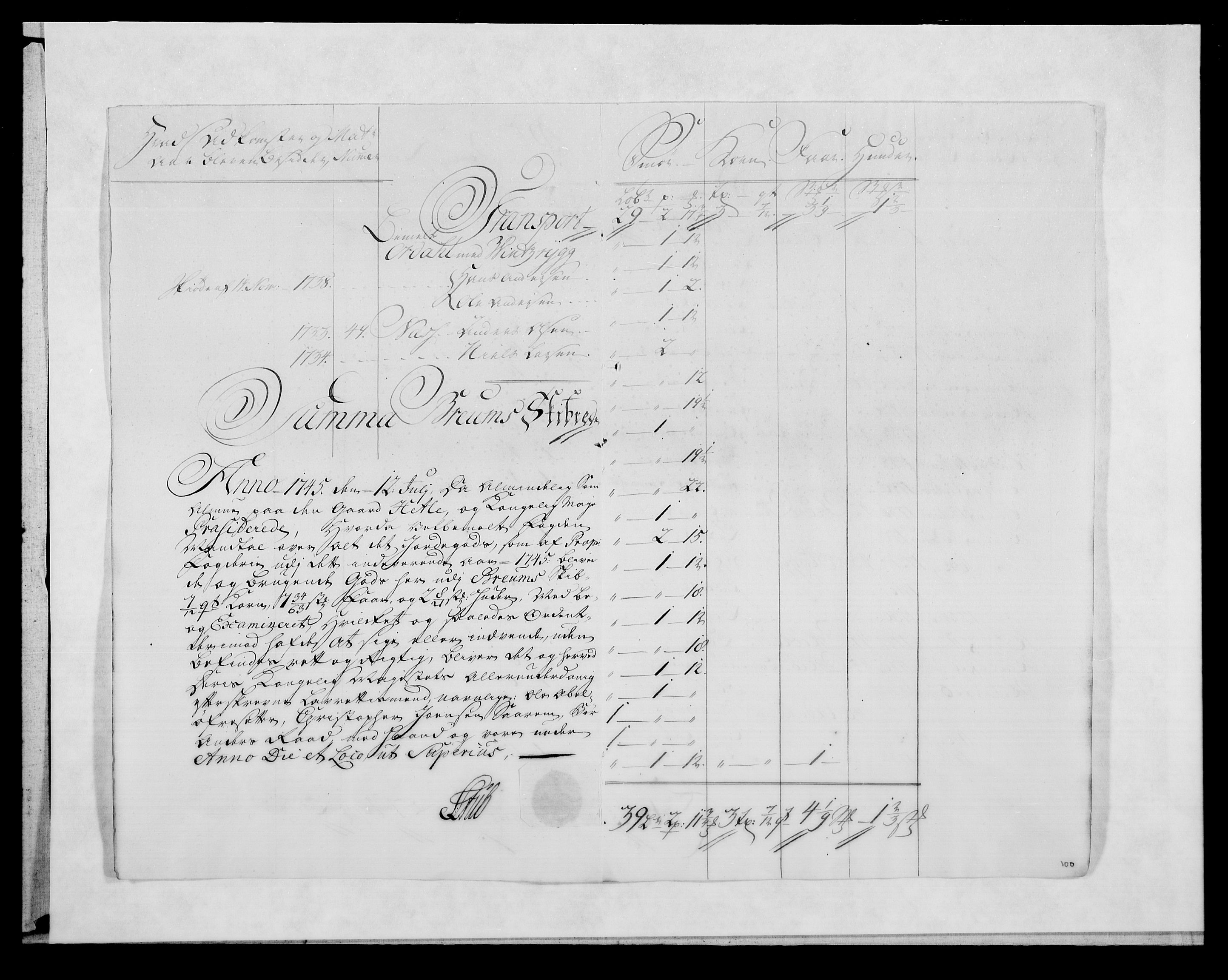 Rentekammeret inntil 1814, Reviderte regnskaper, Fogderegnskap, RA/EA-4092/R53/L3471: Fogderegnskap Sunn- og Nordfjord, 1745, p. 245
