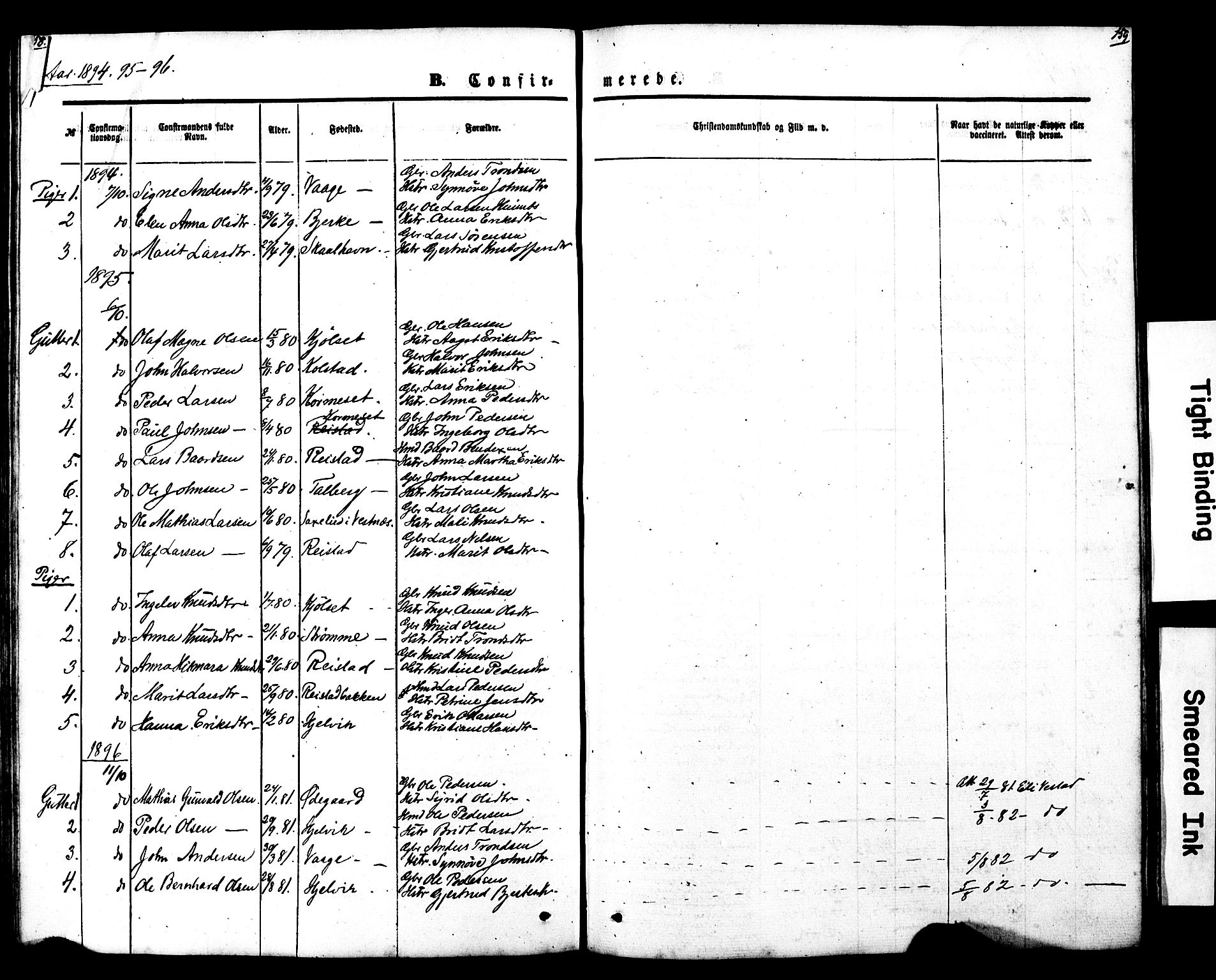 Ministerialprotokoller, klokkerbøker og fødselsregistre - Møre og Romsdal, SAT/A-1454/550/L0618: Parish register (copy) no. 550C01, 1870-1927, p. 159