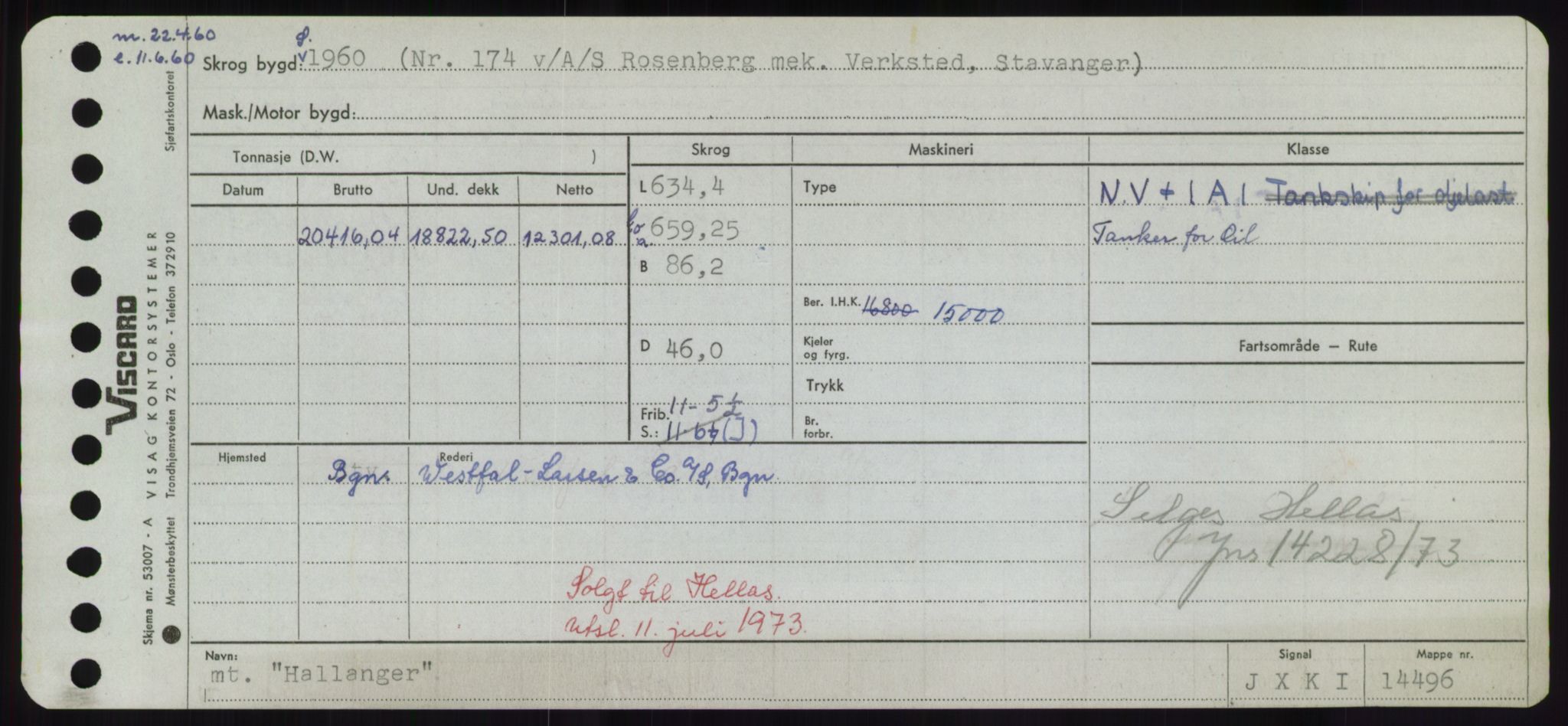 Sjøfartsdirektoratet med forløpere, Skipsmålingen, RA/S-1627/H/Hd/L0014: Fartøy, H-Havl, p. 111