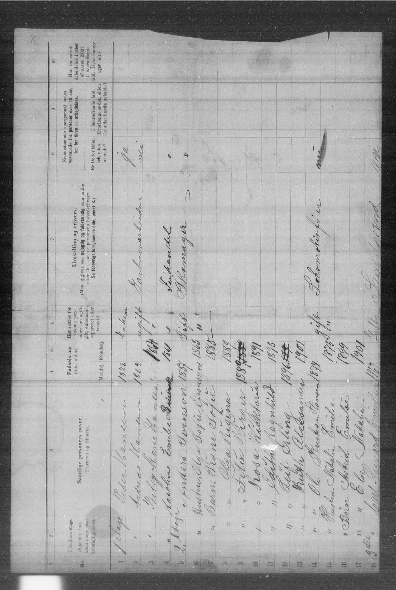 OBA, Municipal Census 1902 for Kristiania, 1902, p. 111