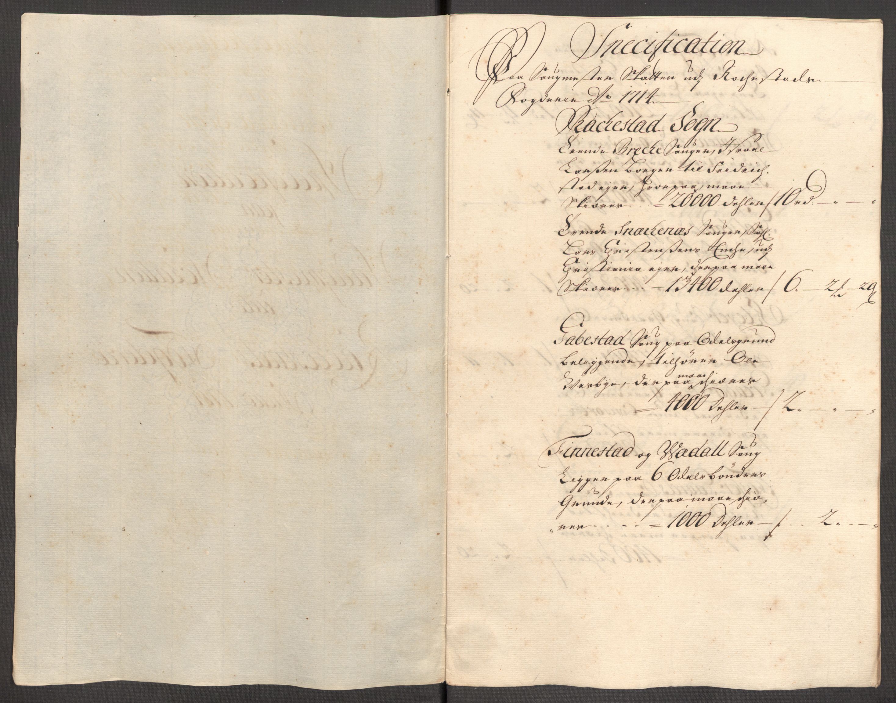 Rentekammeret inntil 1814, Reviderte regnskaper, Fogderegnskap, RA/EA-4092/R07/L0308: Fogderegnskap Rakkestad, Heggen og Frøland, 1714, p. 225