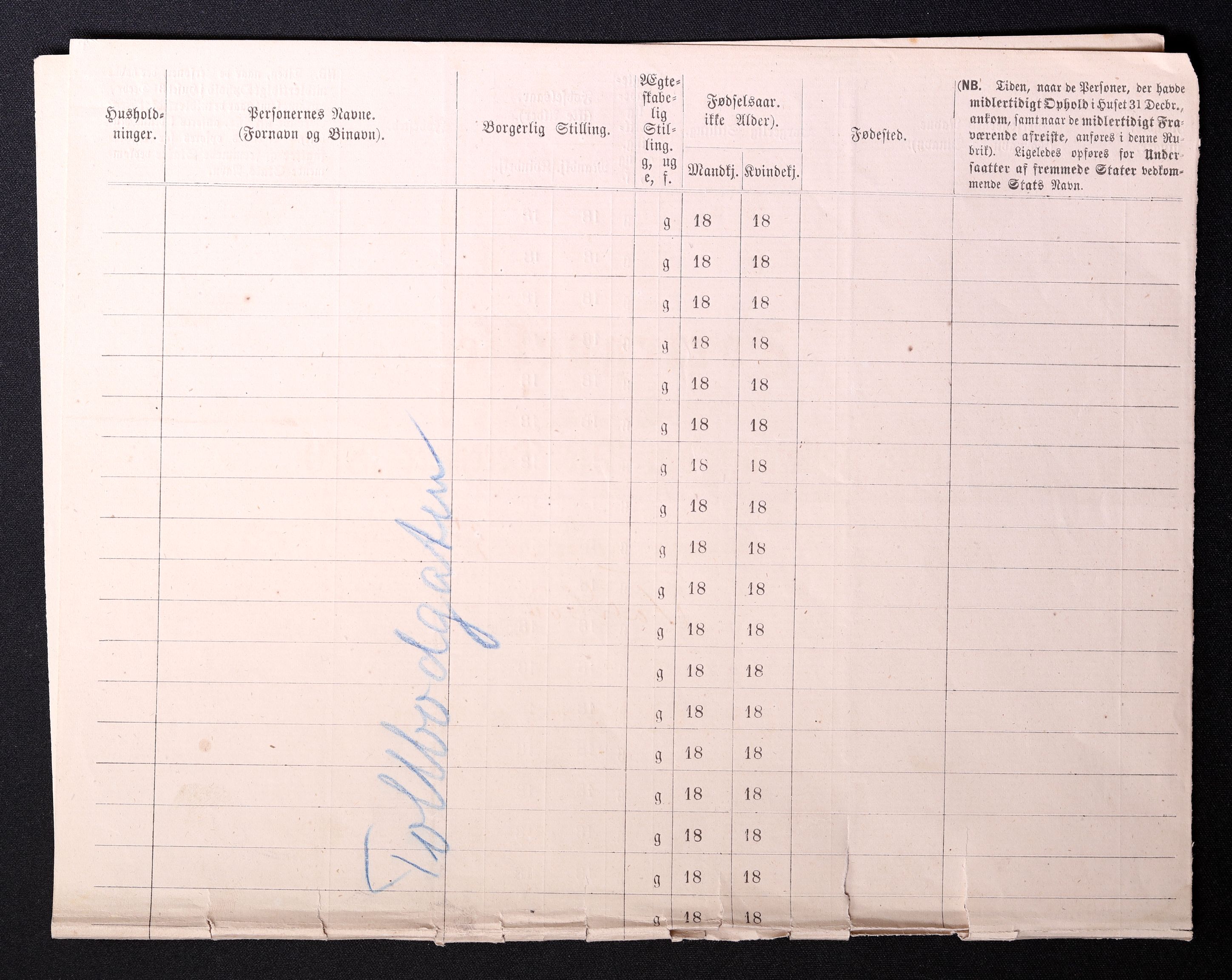 RA, 1870 census for 0301 Kristiania, 1870, p. 4273