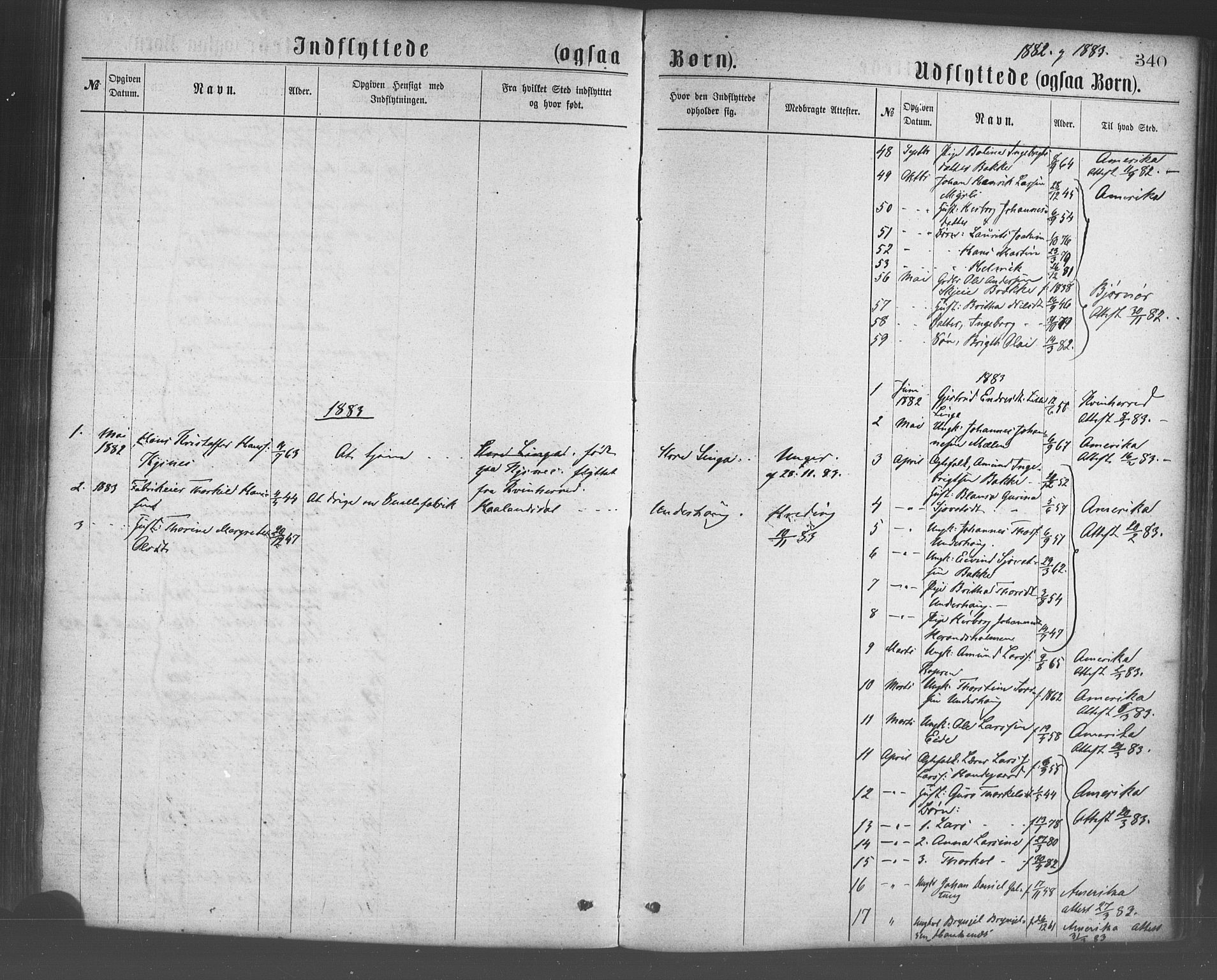 Strandebarm sokneprestembete, AV/SAB-A-78401/H/Haa: Parish register (official) no. A 9, 1872-1886, p. 340