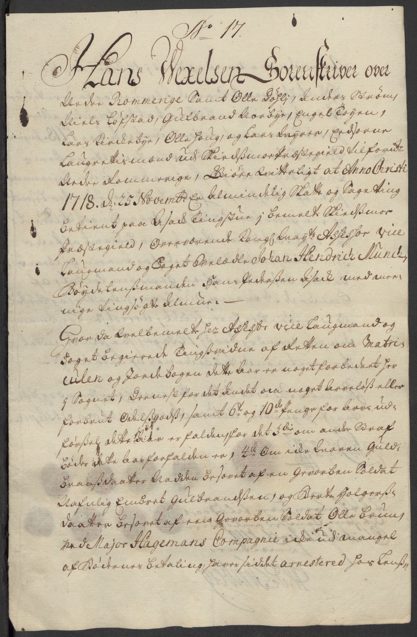 Rentekammeret inntil 1814, Reviderte regnskaper, Fogderegnskap, AV/RA-EA-4092/R11/L0600: Fogderegnskap Nedre Romerike, 1718, p. 228