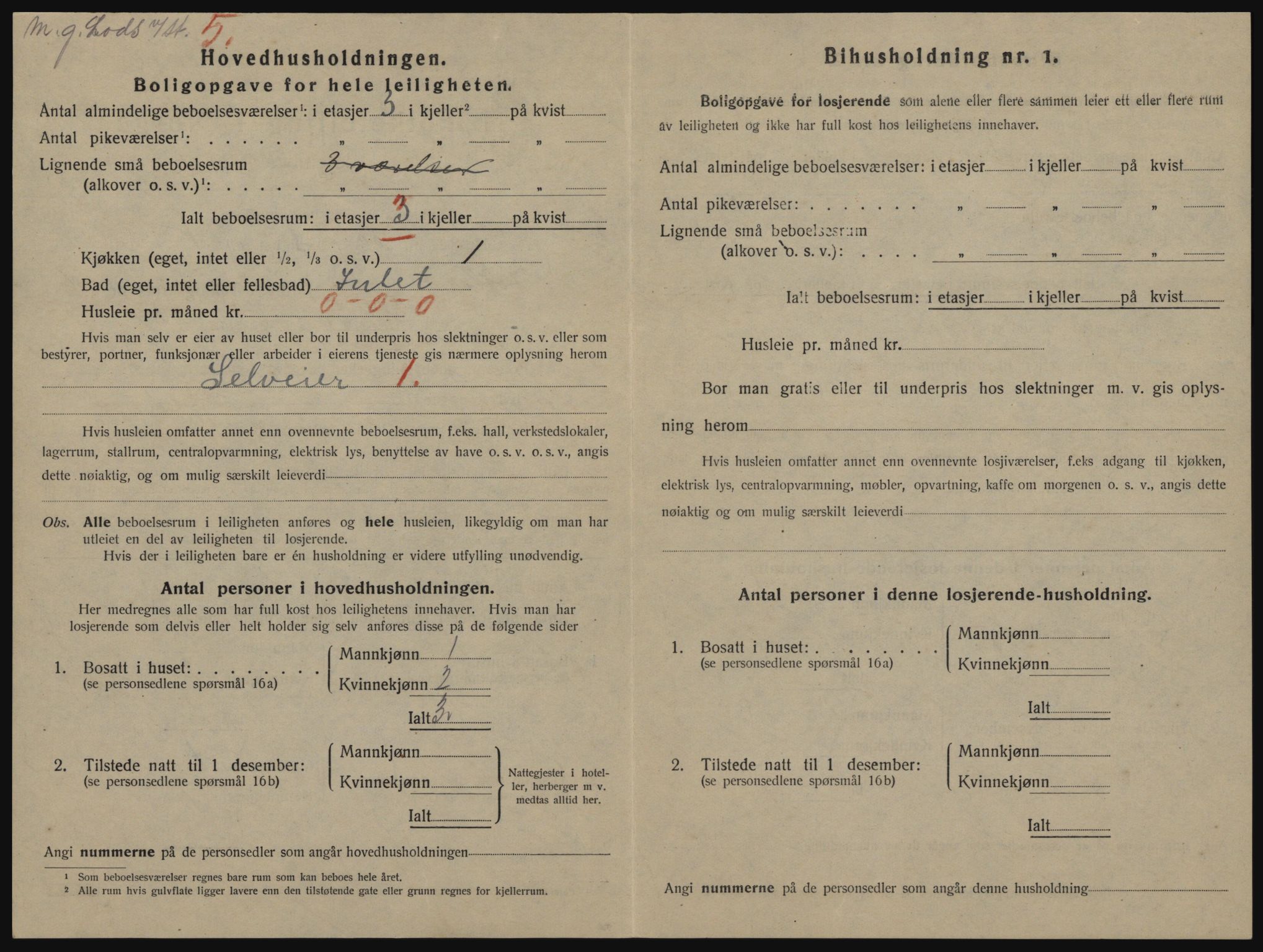 SAO, 1920 census for Drøbak, 1920, p. 1630