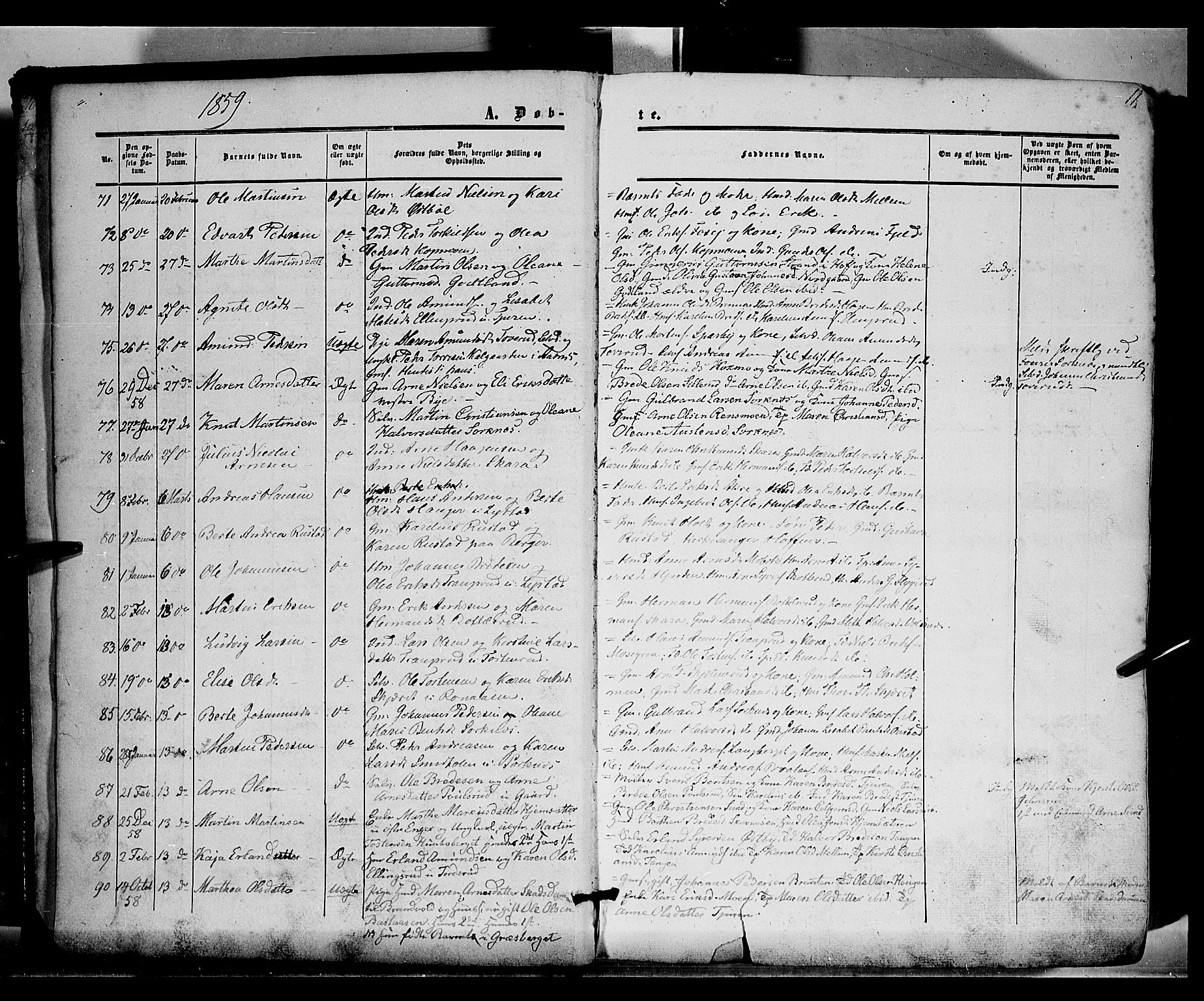 Grue prestekontor, AV/SAH-PREST-036/H/Ha/Haa/L0009: Parish register (official) no. 9, 1859-1863, p. 11