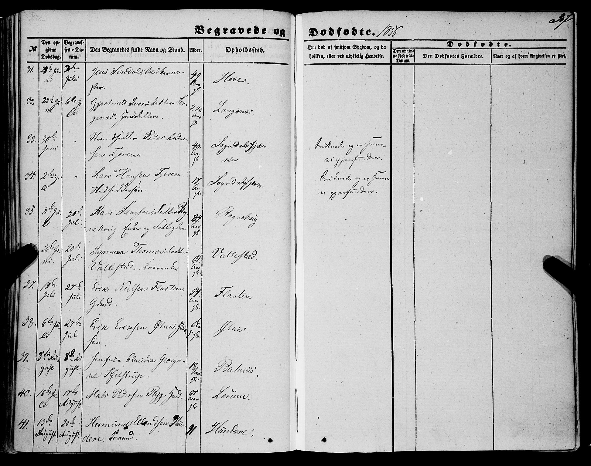 Sogndal sokneprestembete, AV/SAB-A-81301/H/Haa/Haaa/L0012II: Parish register (official) no. A 12II, 1847-1877, p. 307