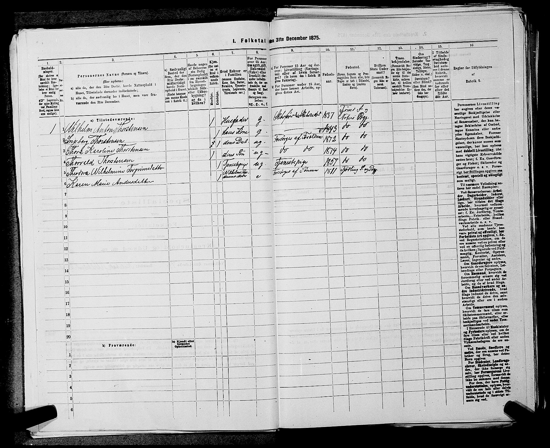 SAKO, 1875 census for 0722P Nøtterøy, 1875, p. 2864