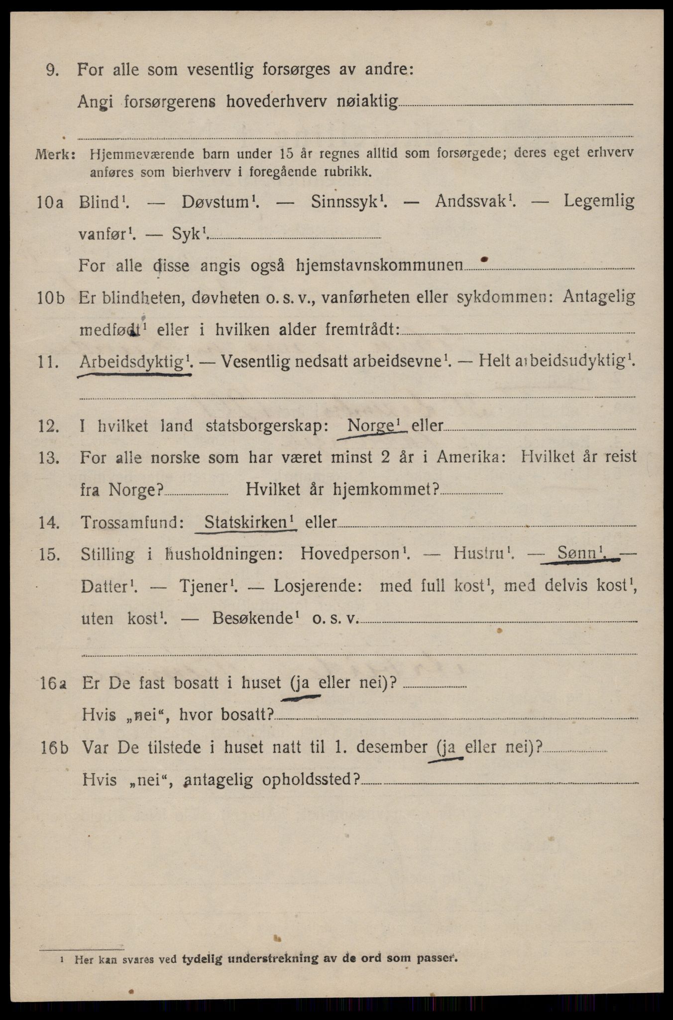 SAST, 1920 census for Hetland, 1920, p. 17724