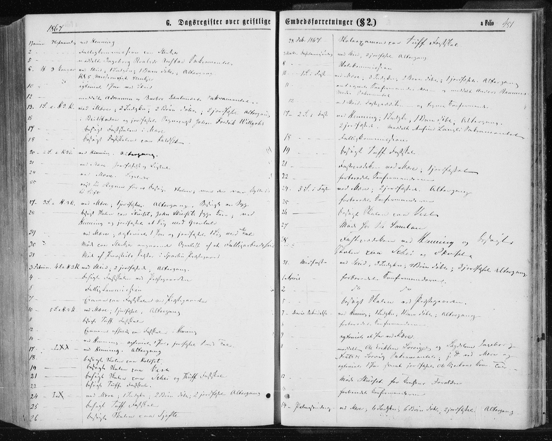 Ministerialprotokoller, klokkerbøker og fødselsregistre - Nord-Trøndelag, SAT/A-1458/735/L0345: Parish register (official) no. 735A08 /1, 1863-1872, p. 451
