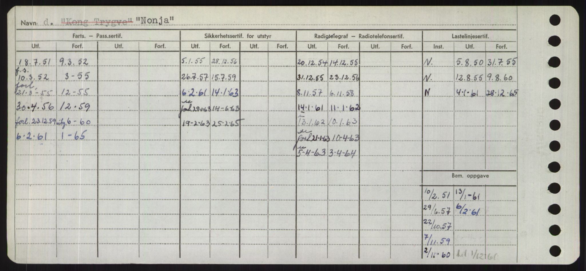 Sjøfartsdirektoratet med forløpere, Skipsmålingen, AV/RA-S-1627/H/Hd/L0026: Fartøy, N-Norhol, p. 264