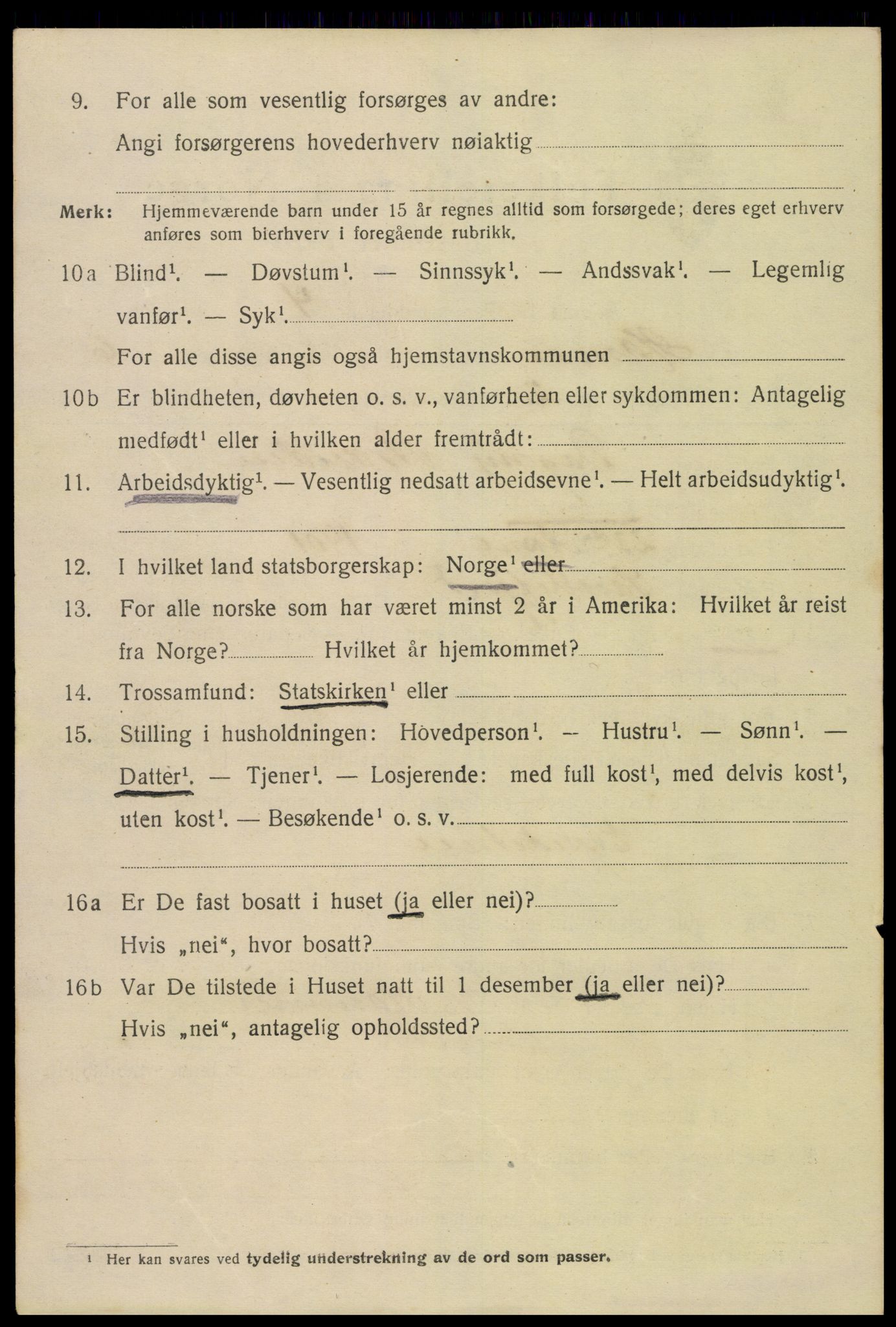 SAH, 1920 census for Hamar, 1920, p. 10978