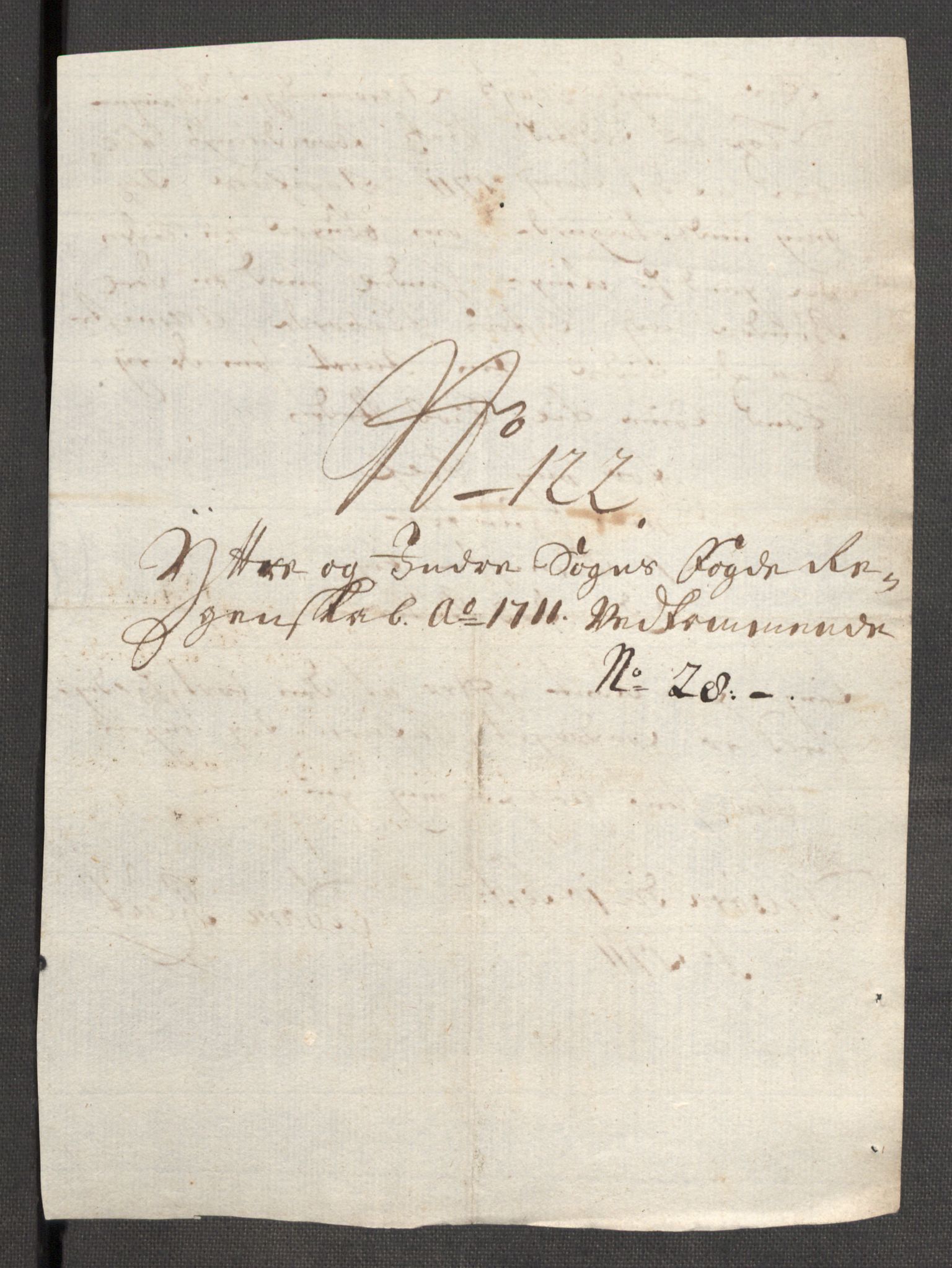 Rentekammeret inntil 1814, Reviderte regnskaper, Fogderegnskap, AV/RA-EA-4092/R52/L3317: Fogderegnskap Sogn, 1711, p. 471