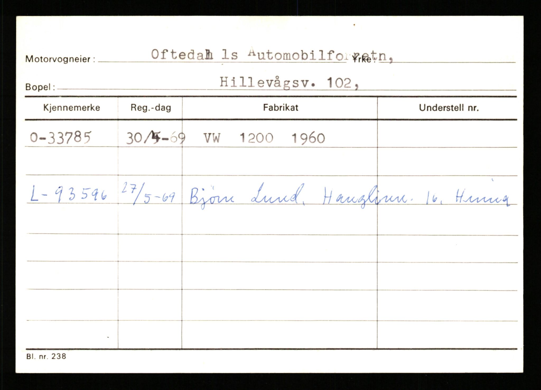 Stavanger trafikkstasjon, AV/SAST-A-101942/0/G/L0005: Registreringsnummer: 23000 - 34245, 1930-1971, p. 3346